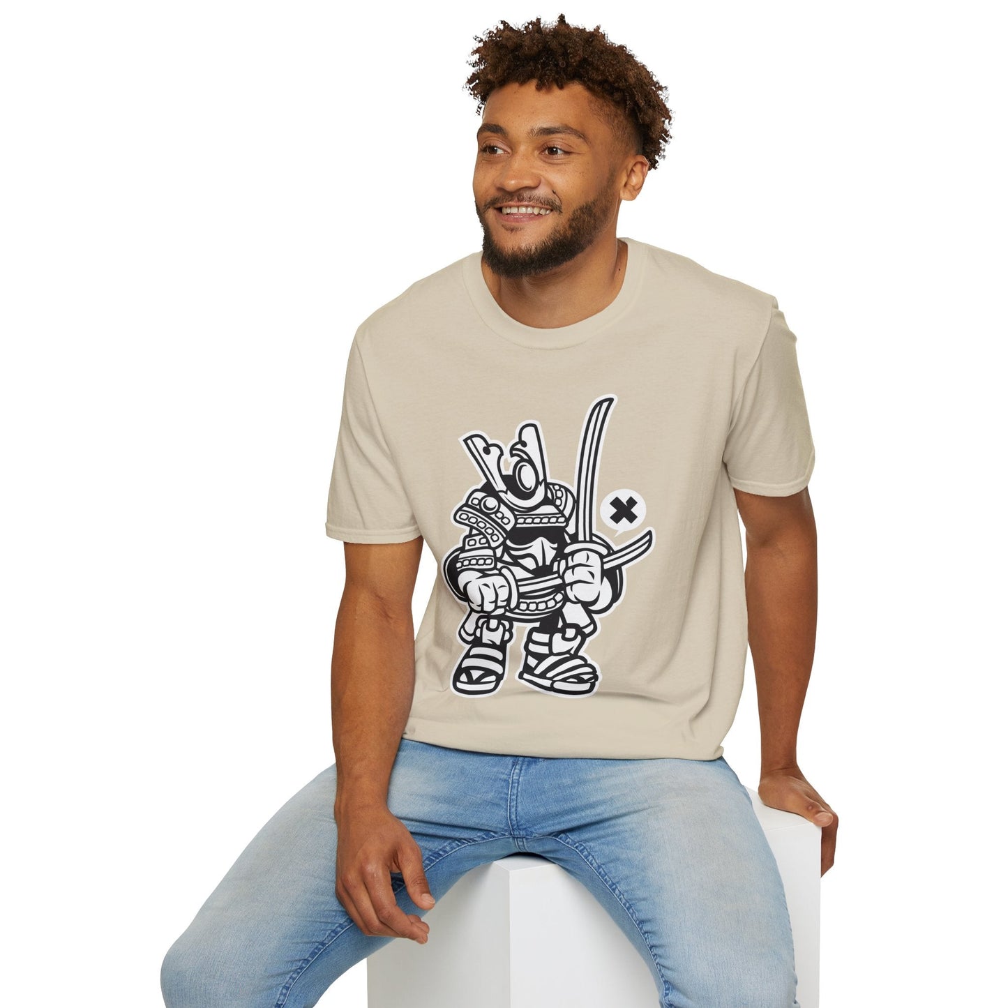 Cartoon T Shirt Unisex Animation Tee Funny Tee Gildan Softstyle 64000 100 Percent Cotton