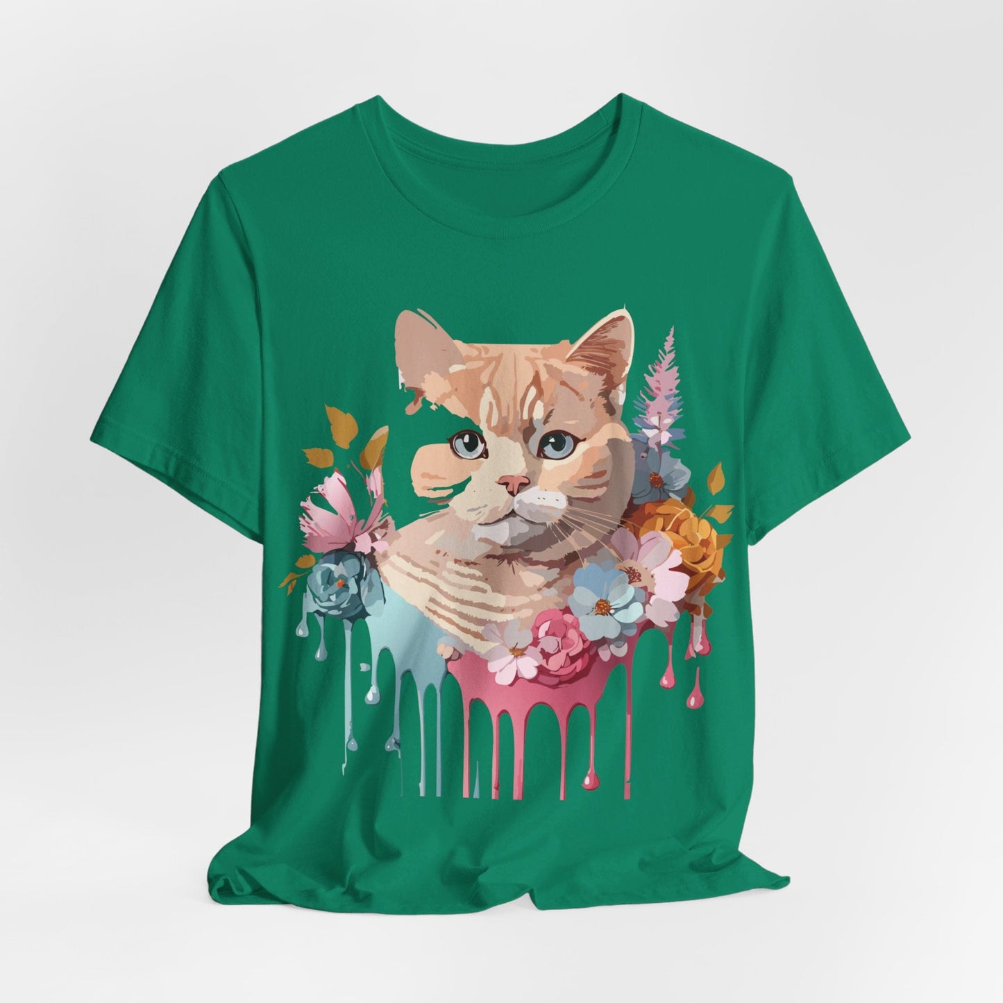 Adelpha Cat Graphic T Shirt Unisex Short Sleeve Art Design Tee Vintage Inspired