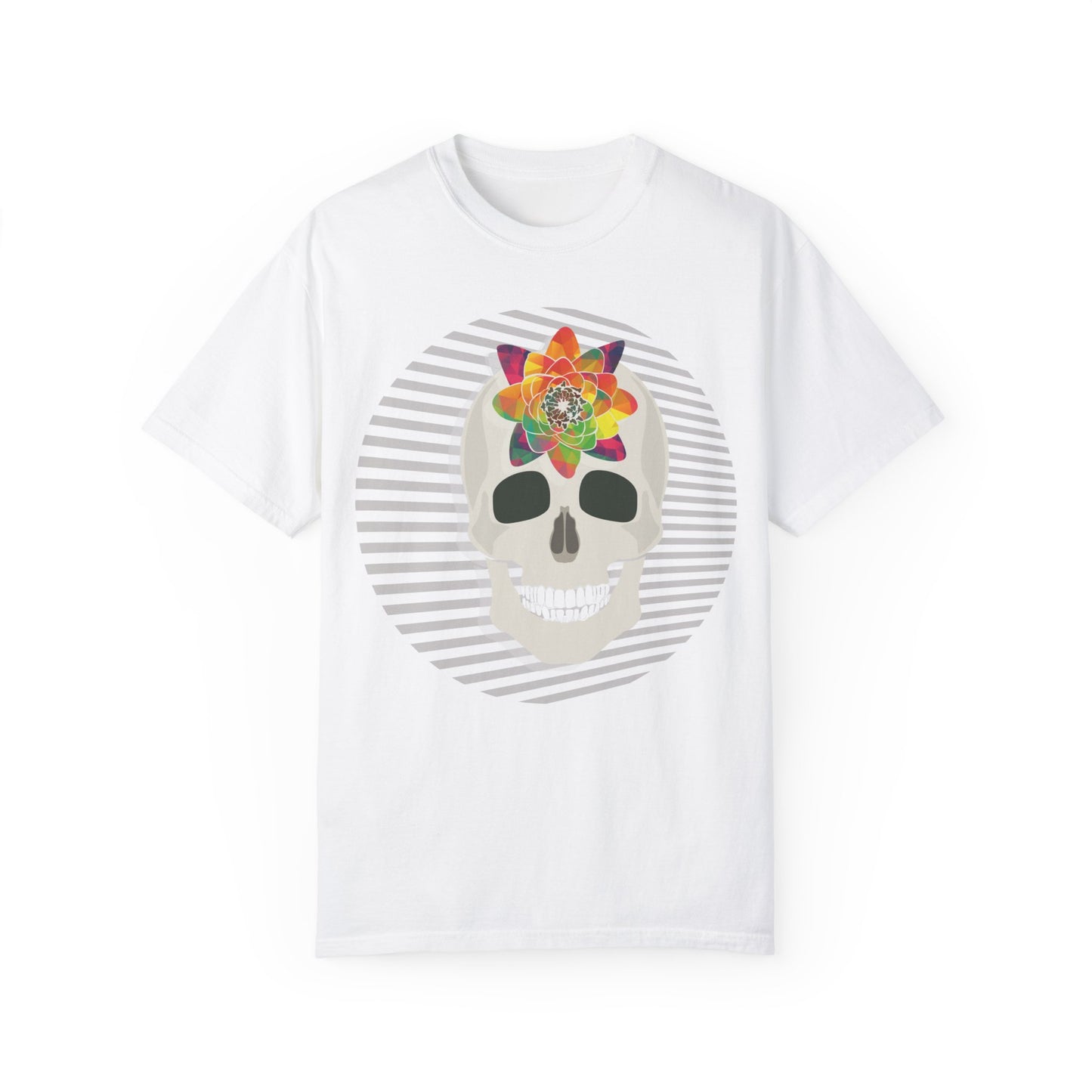 Unisex Cotton Tee Shirt with Skull