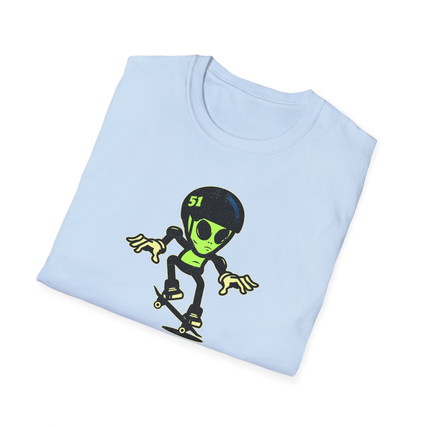 Alien Skateboard Space Invaders Shirt