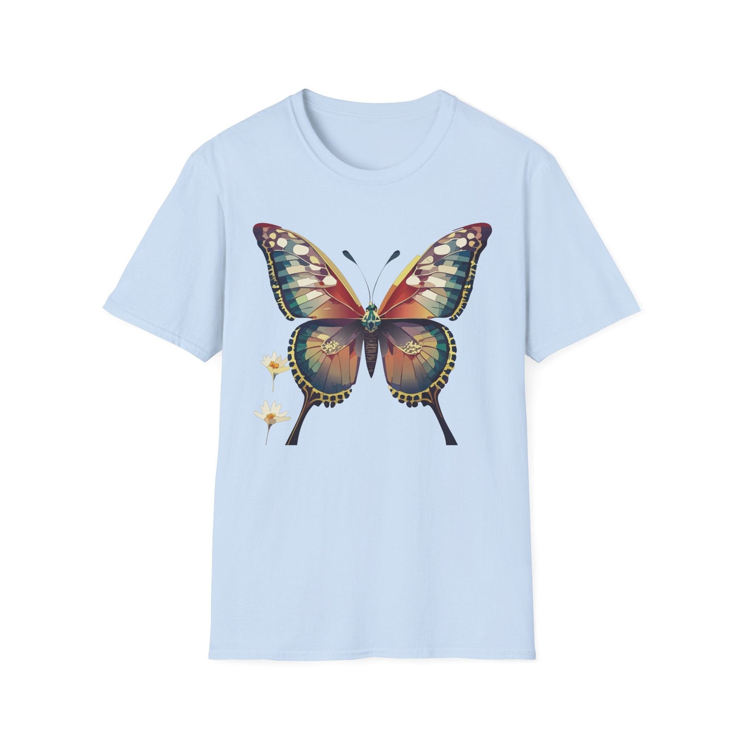 Unisex Butterfly Monarch Shirt Softstyle Tee Gildan 64000 Short Sleeve For Everyday Comfort