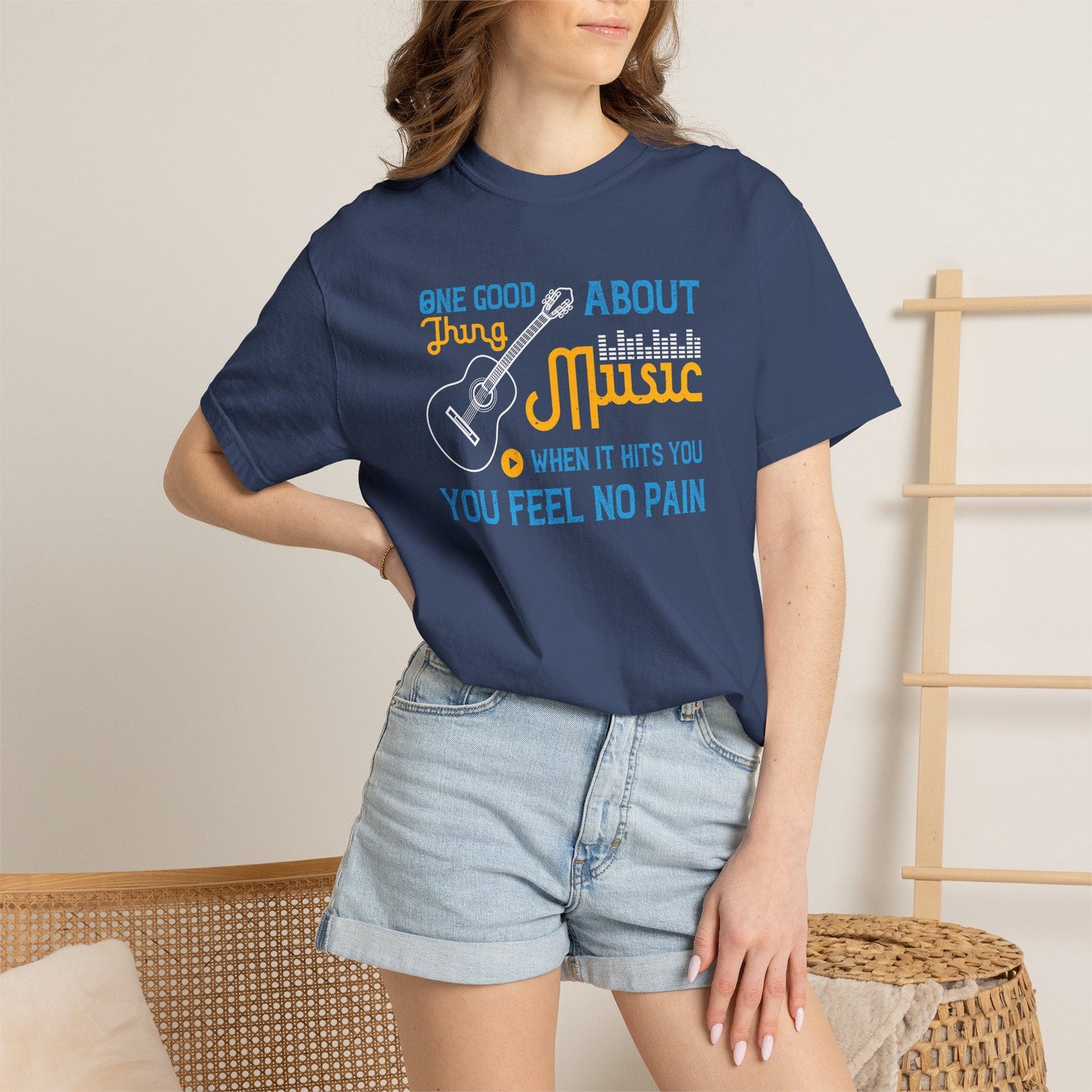 Music Graphic Design Unisex Cotton T-shirt m40