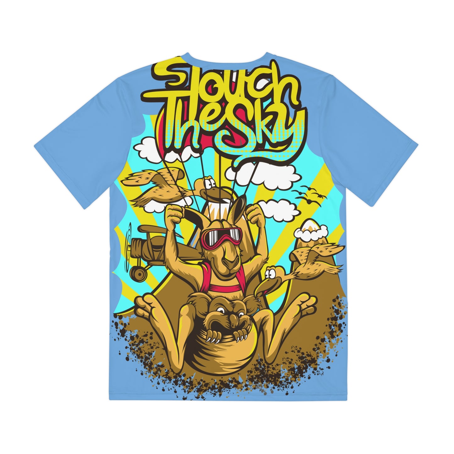 Be Fun Graphic T-Shirt, Art Design Poly Shirt, All Over Print Graphic Tee, Funny Print T-Shirt, Funny Animals Tees