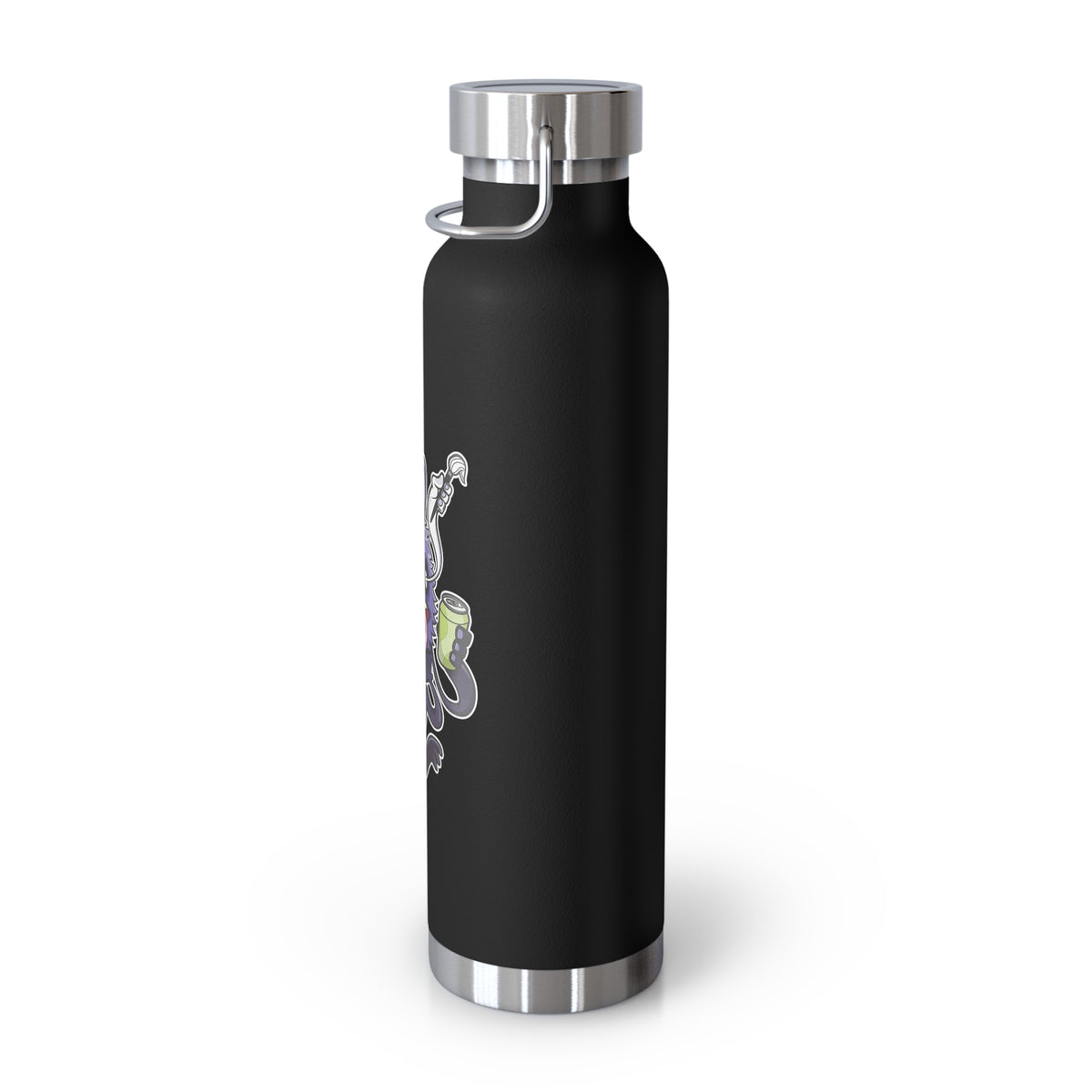 22oz Copper Insulated Water Bottle with Cartoon Design - CV66