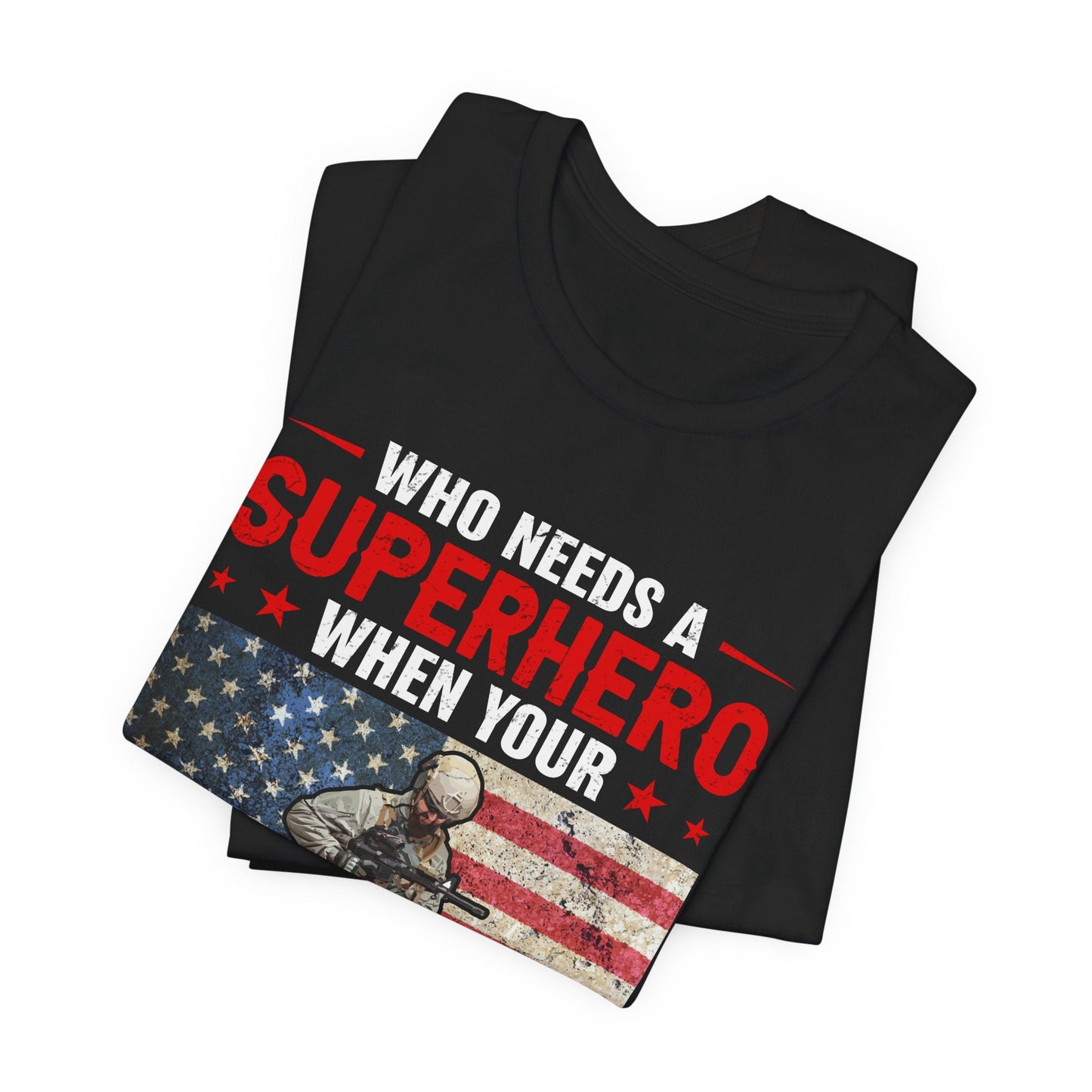 American Flag Graphic Unisex Cotton Tee v43