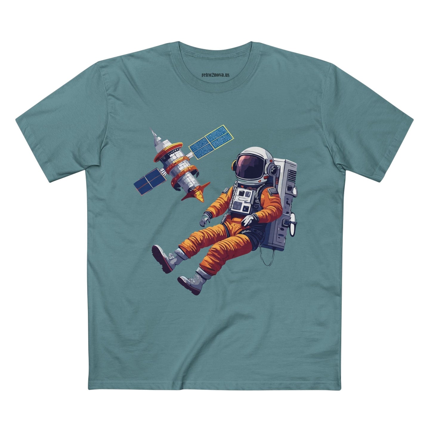 Cosmos Astronaut Shirt CS37 Unisex Premium Cotton Original Art Tee Retro2Nova Edition