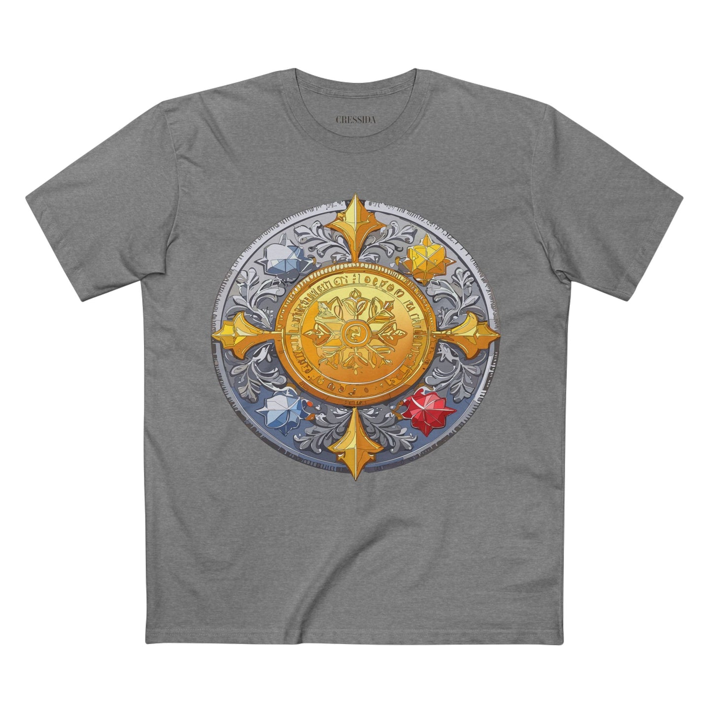 Antique Gold Coin Graphic Design T-Shirt Unisex 100 Cotton With Golden Print Artwork Tee 2