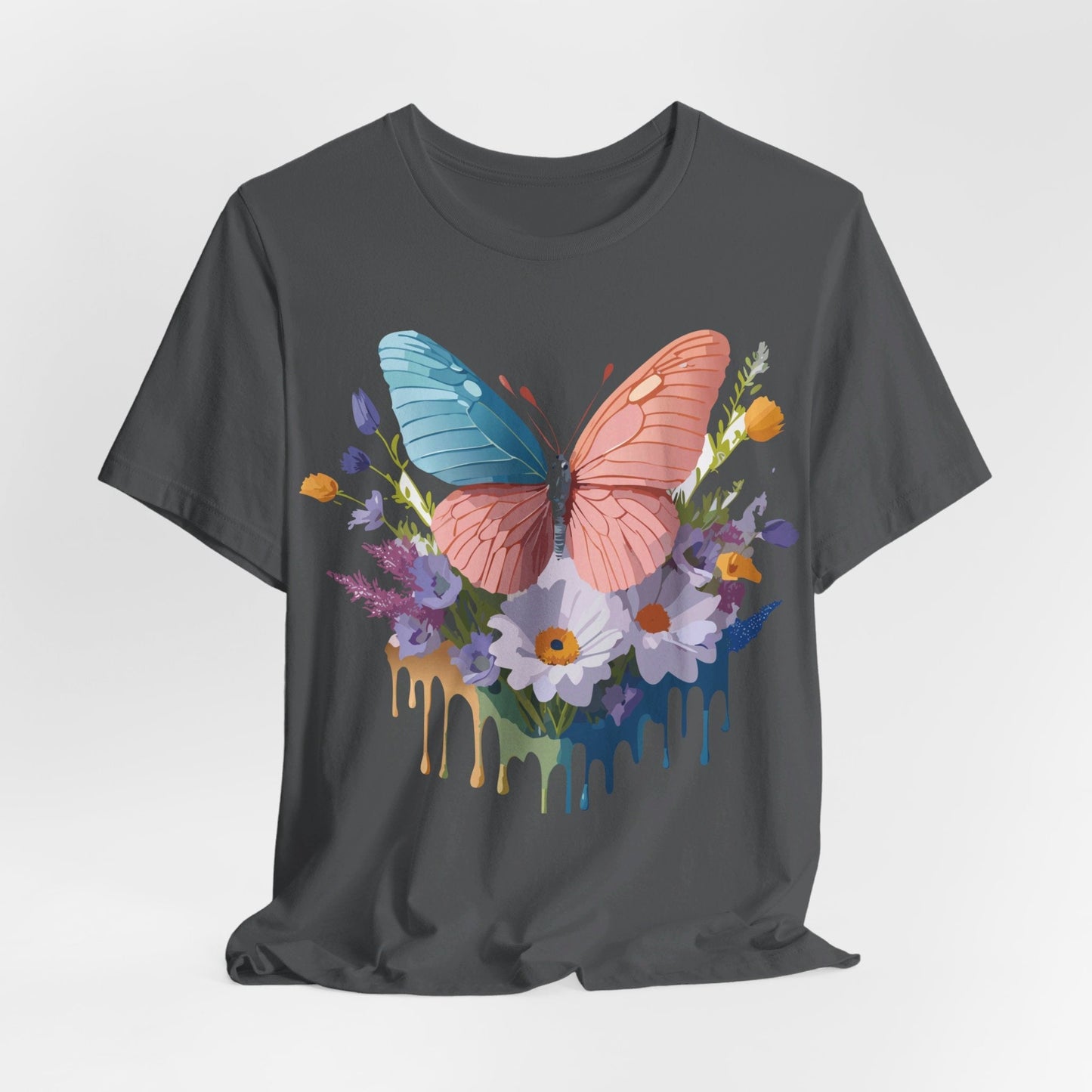 Butterfly Graphic Tee Unisex Adelpha Art Vintage Inspired Short Sleeve Shirt