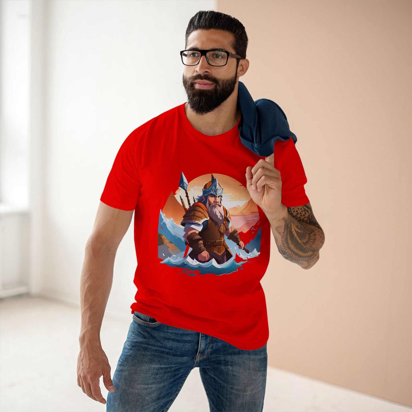 Viking Graphic Unisex 100 Cotton Staple Tee 26