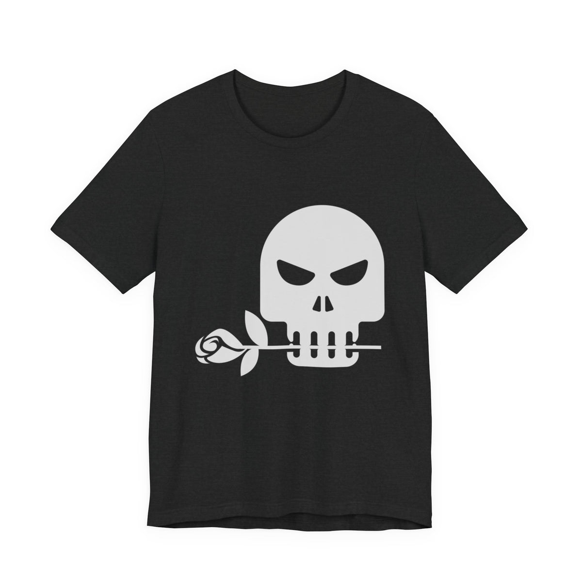 Camiseta unisex de algodón con calavera