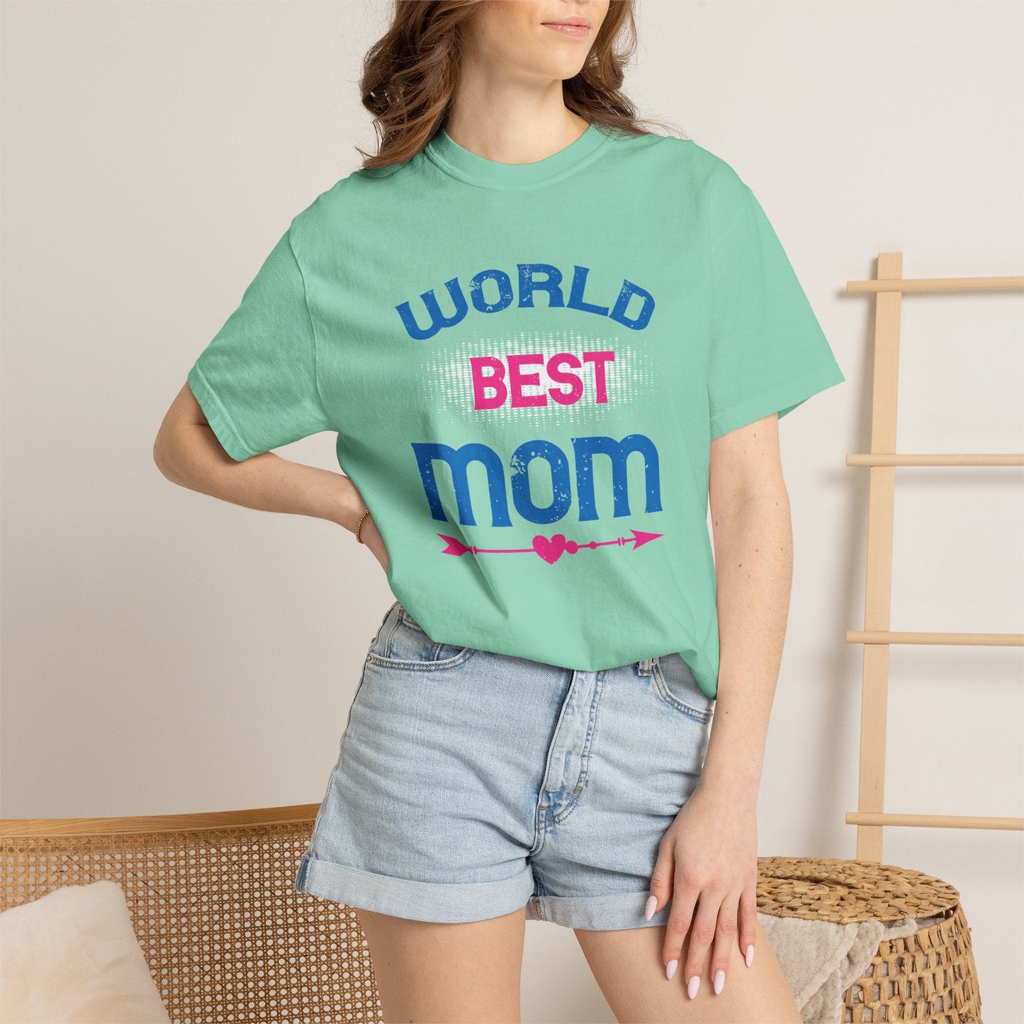 Mom T-shirt Mother Day Mama Tee Unisex Comfort Colors Garment-Dyed Cotton h100