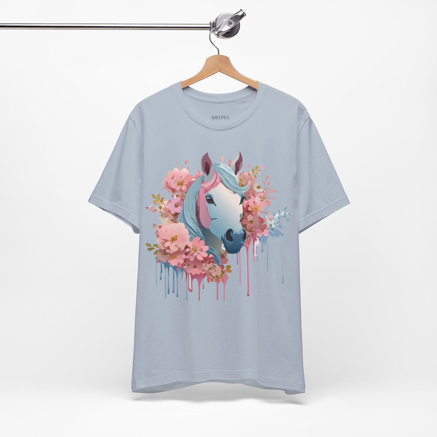 Horse Graphic Unisex 100 Cotton Vintage Animal Art T-Shirt 15
