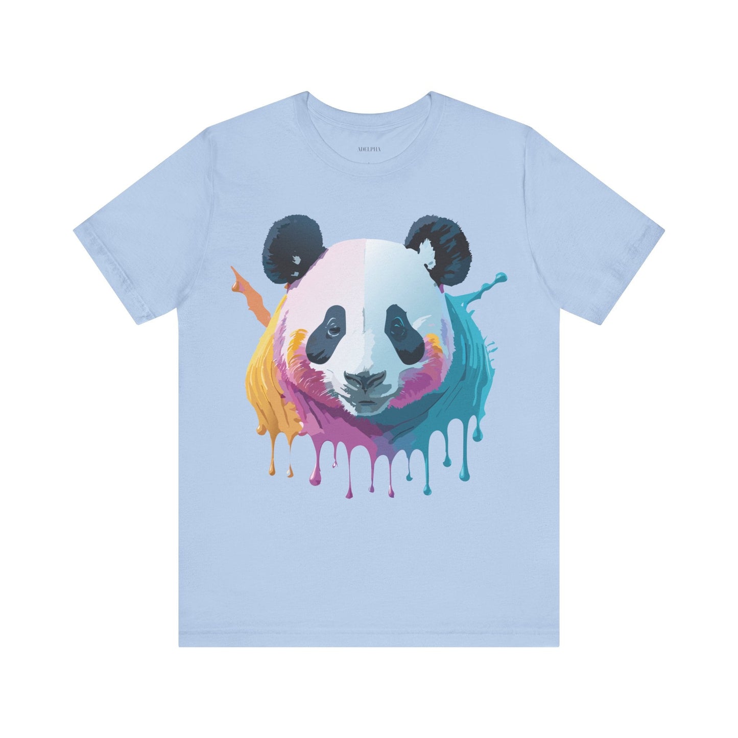 Panda Shirt Unisex Graphic Tee Vintage Inspired Artwork By Adelpha Jersey Short Sleeve