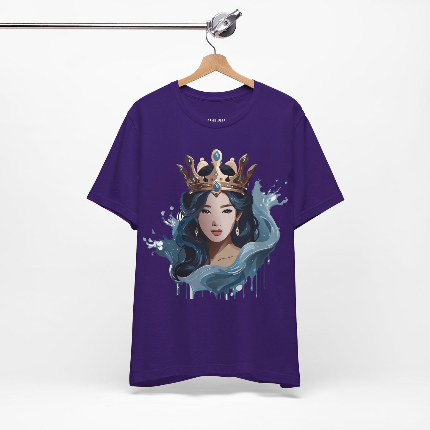 Queen Graphic Tee Unisex Vintage Inspired Art Design Shirt By Adelpha Jersey Short Sleeve