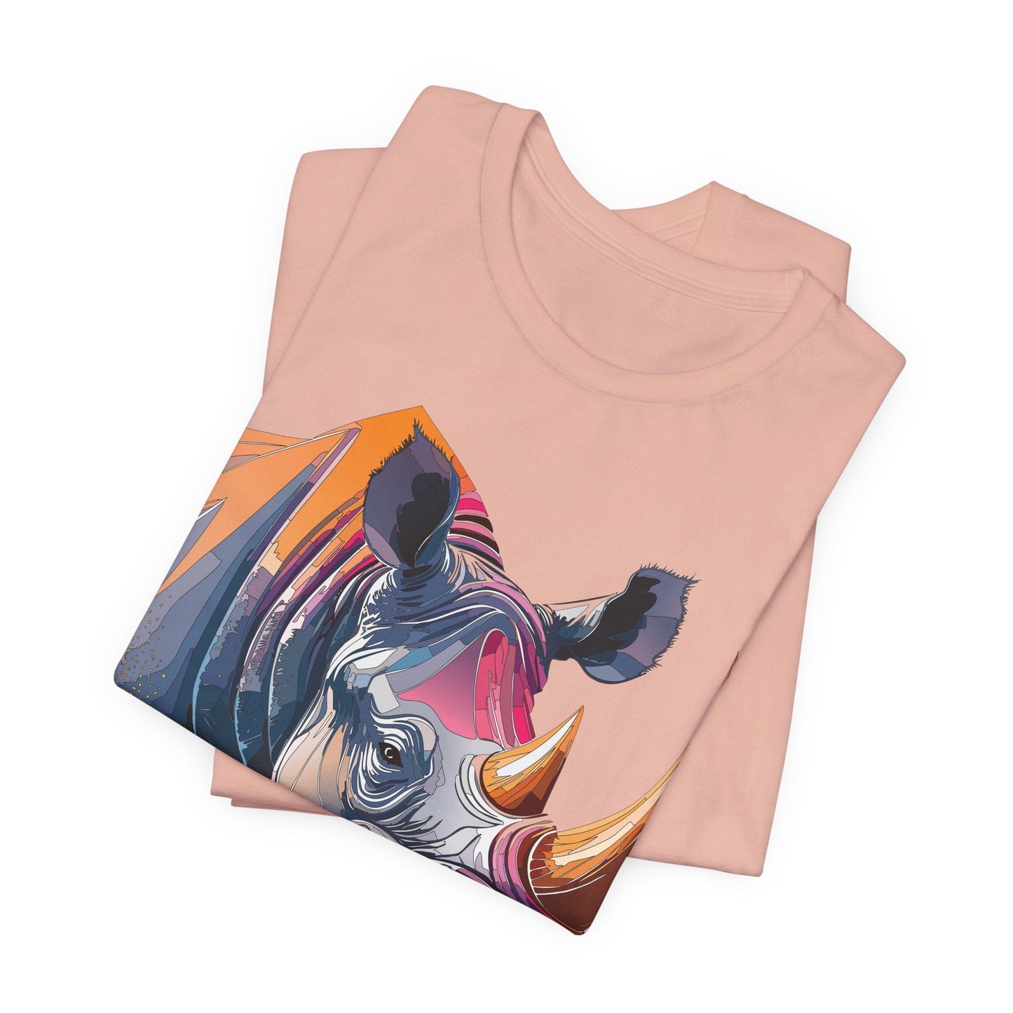 Unisex Animal Print Tee Shirt Featuring Wild Animals Art Design For Everyday Wear