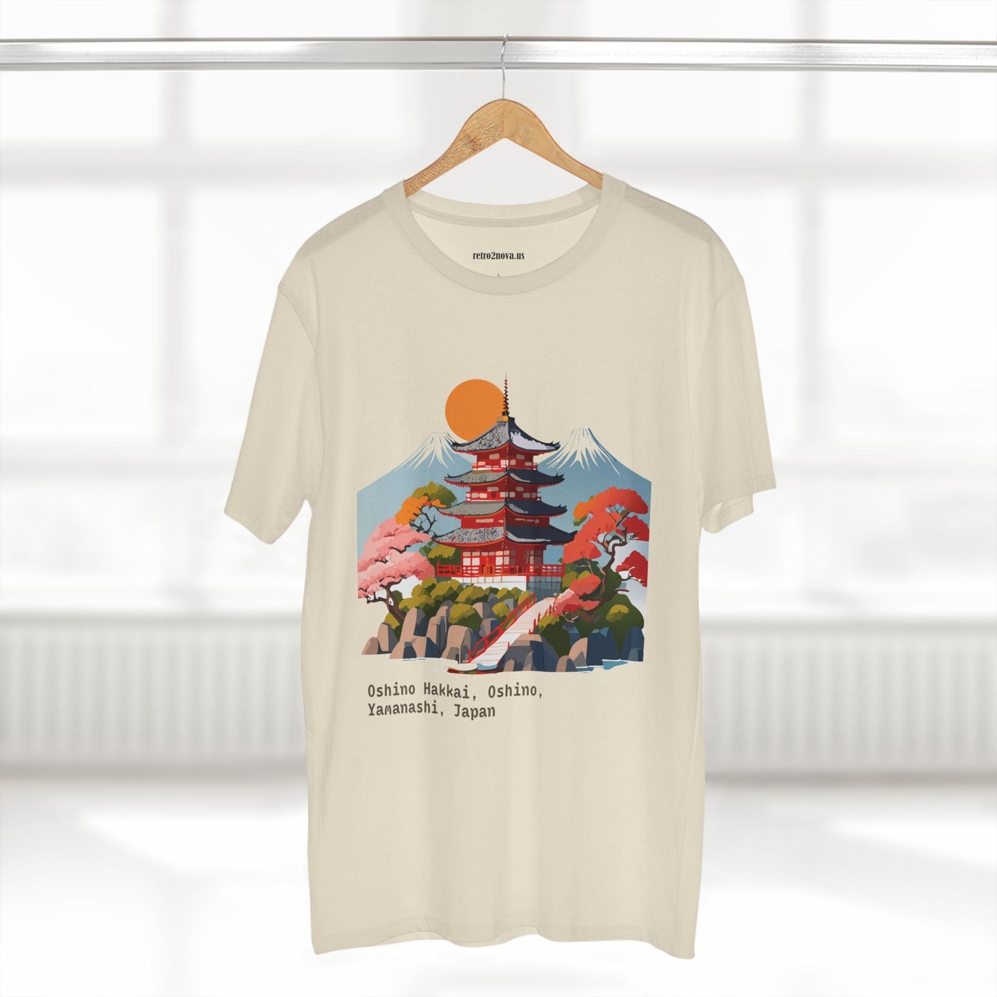 Retro2Nova Unisex Cotton Art Tee Travel Shirt Japan Shirt Style Discover Everyday Comfort