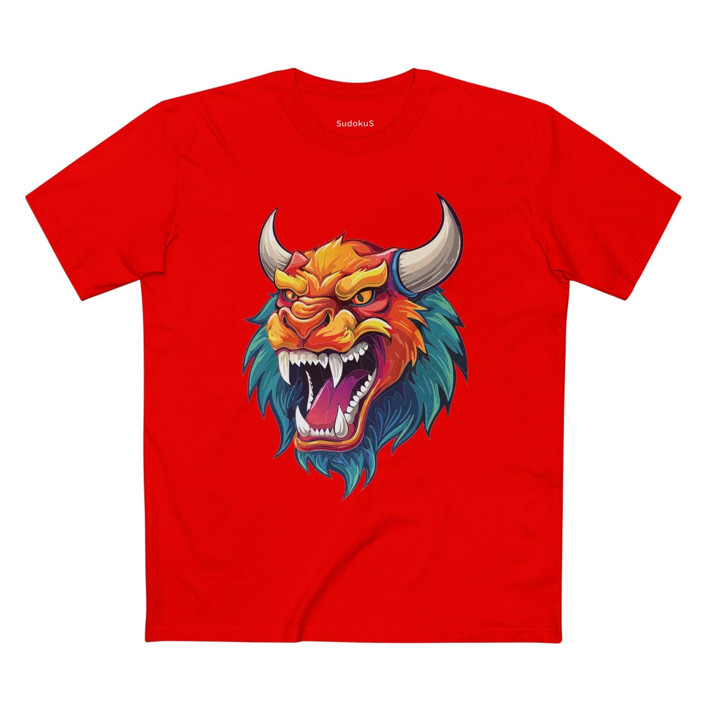 Cartoon Monsters Graphic Unisex 100 Cotton Staple Tee 18