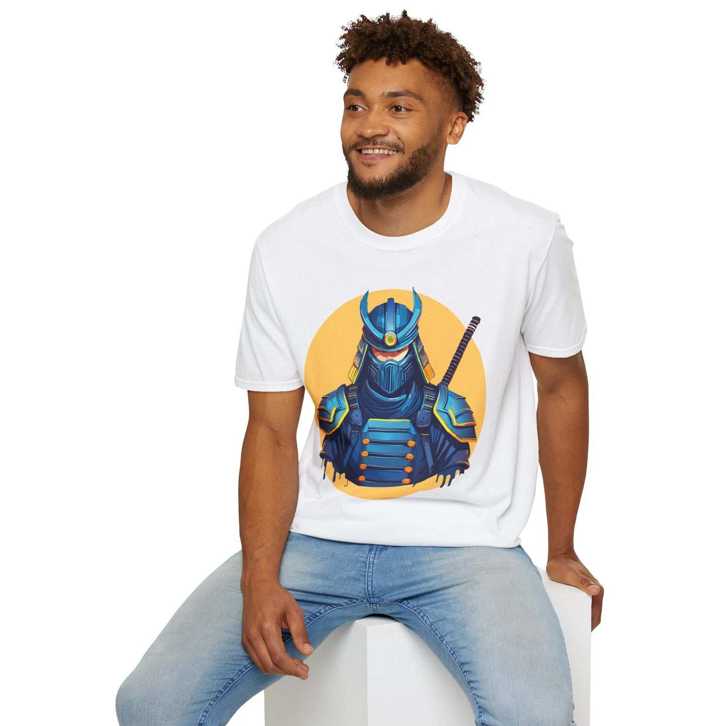 Samurai Shirt Unisex Softstyle T Shirt 100 Percent Ring Spun Cotton Tee For Everyday Comfort