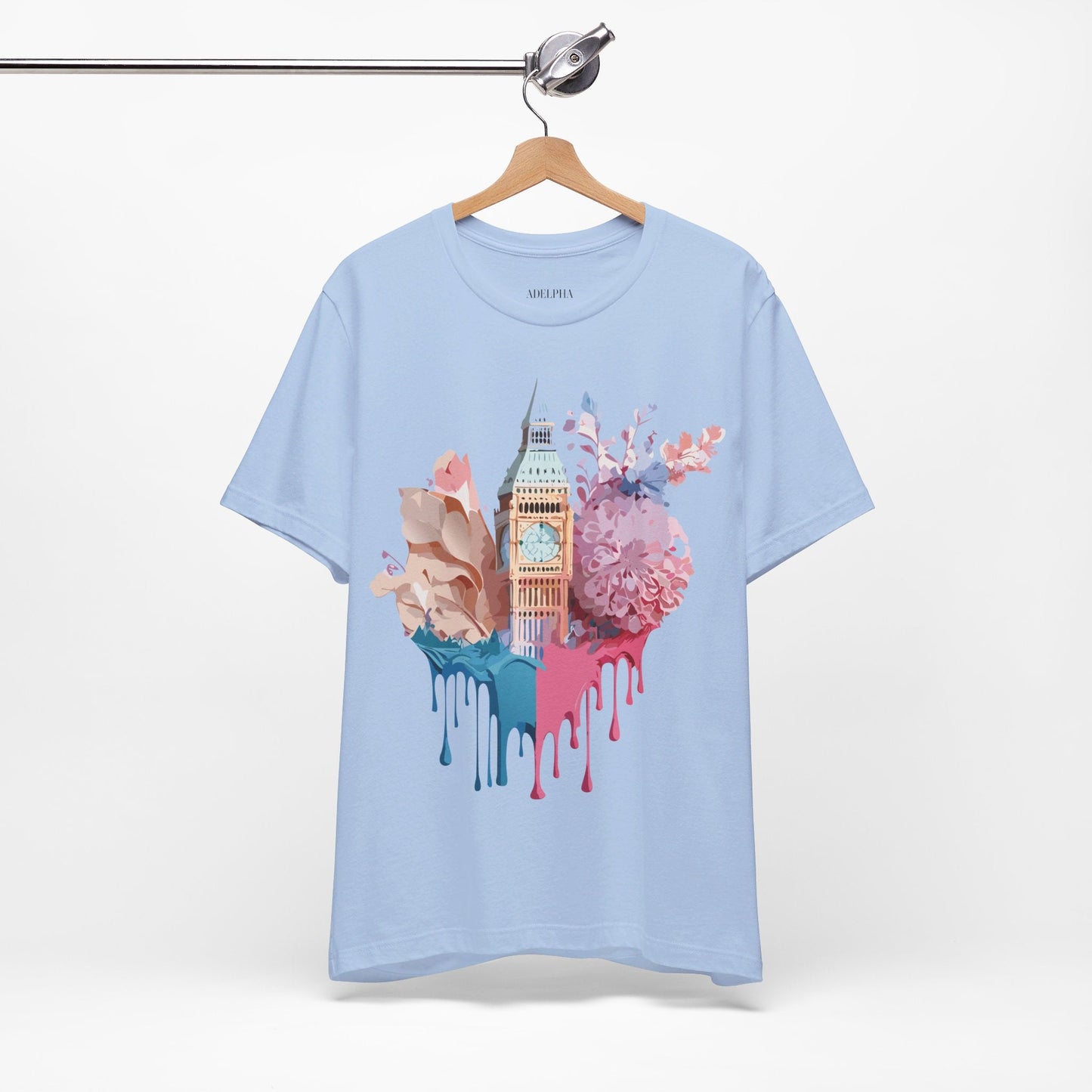 London Tourist Shirt Graphic Tee Unisex Jersey Short Sleeve Adelpha Vintage Inspired Artwork