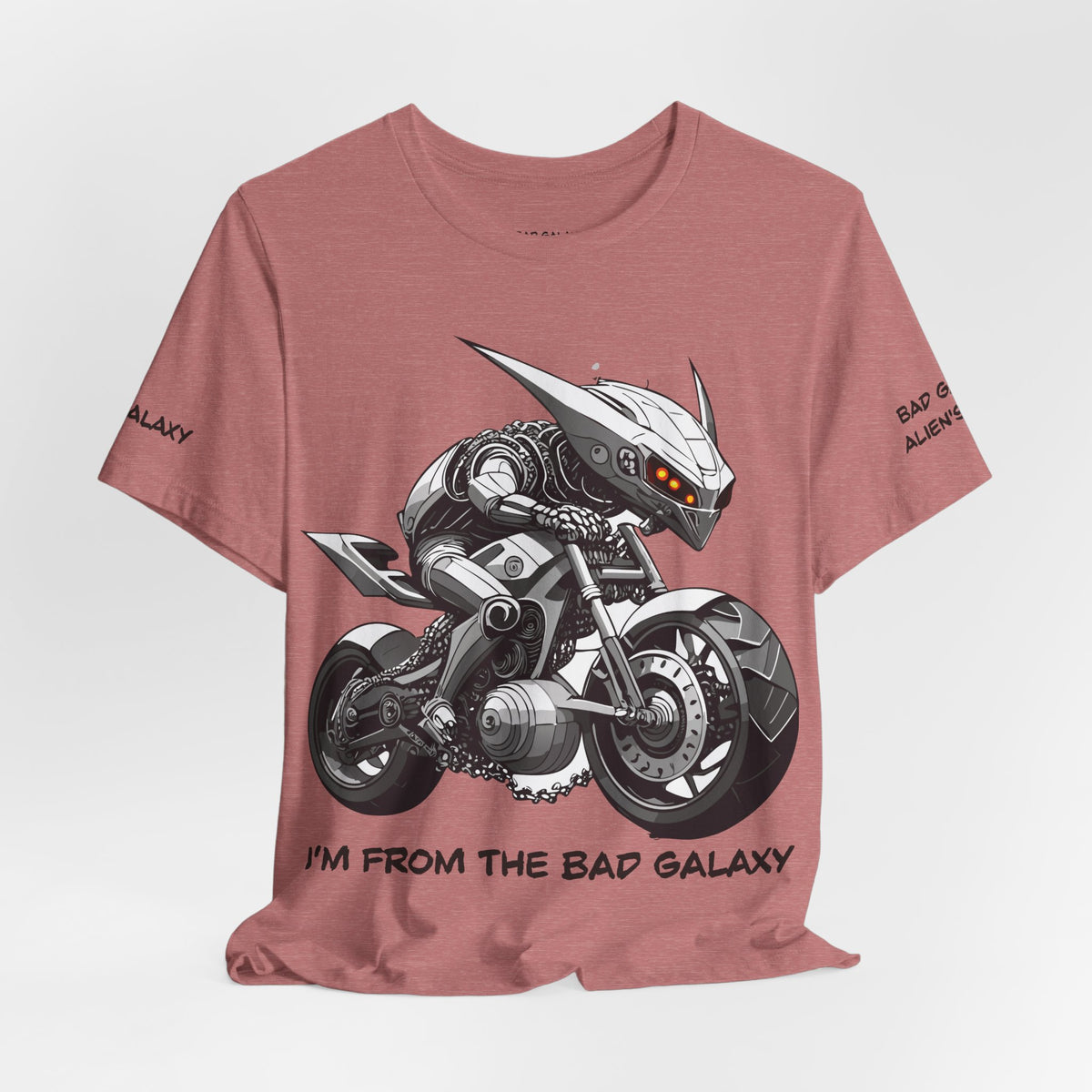 Alien Graphic Unisex Cotton Bella+Canvas Tee with Art Design b57