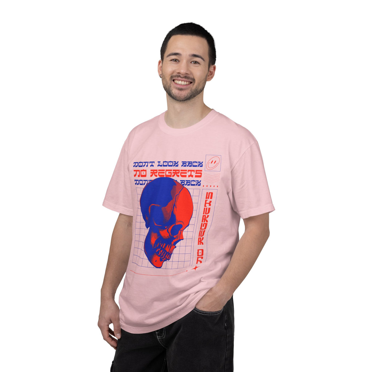 T-Shirt with Skull, Graphic T-Shirts, Art Design Tee Shirt, Skull T-Shirt - 11