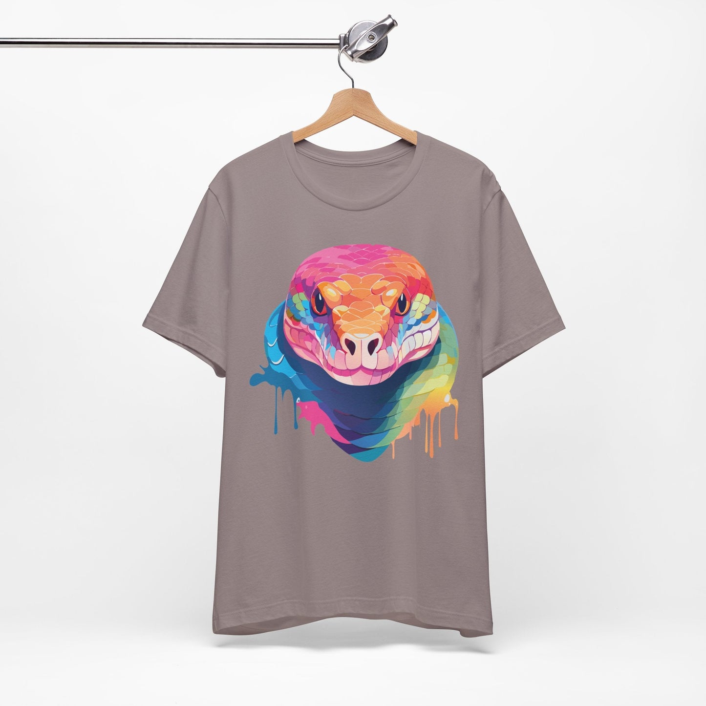Unisex Animal Shirt With Art Design Wild Animals Graphic Print Casual Short Sleeve Tee