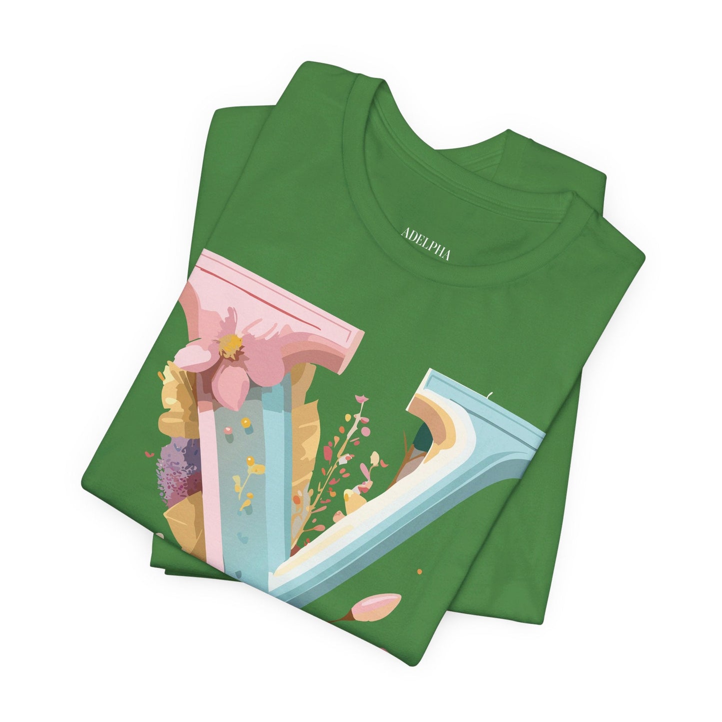 Letter Y Shirt Unisex Graphic Tee Vintage Inspired Artwork Adelpha Short Sleeve Design