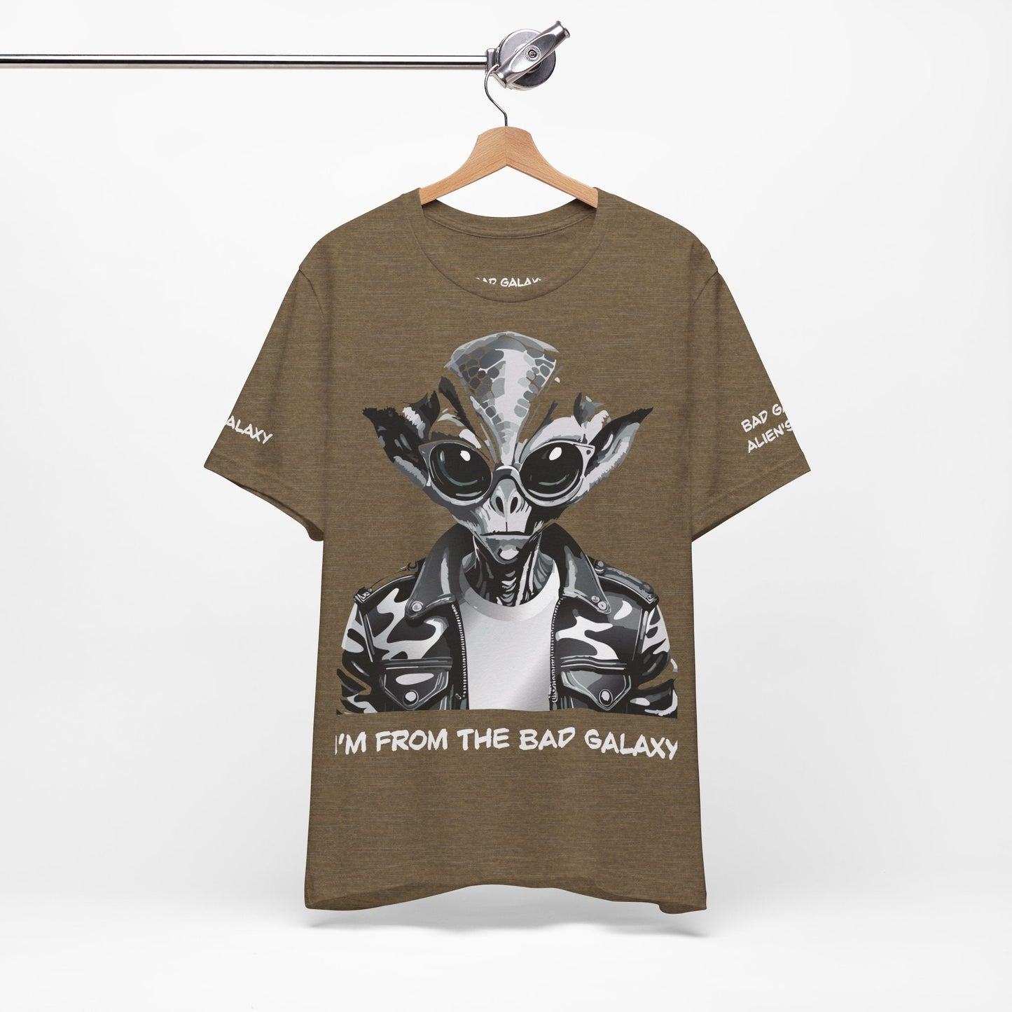 Alien T Shirt From Bad Galaxy Made To Order 100 Cotton Eco Friendly Inks Soft Comfortable