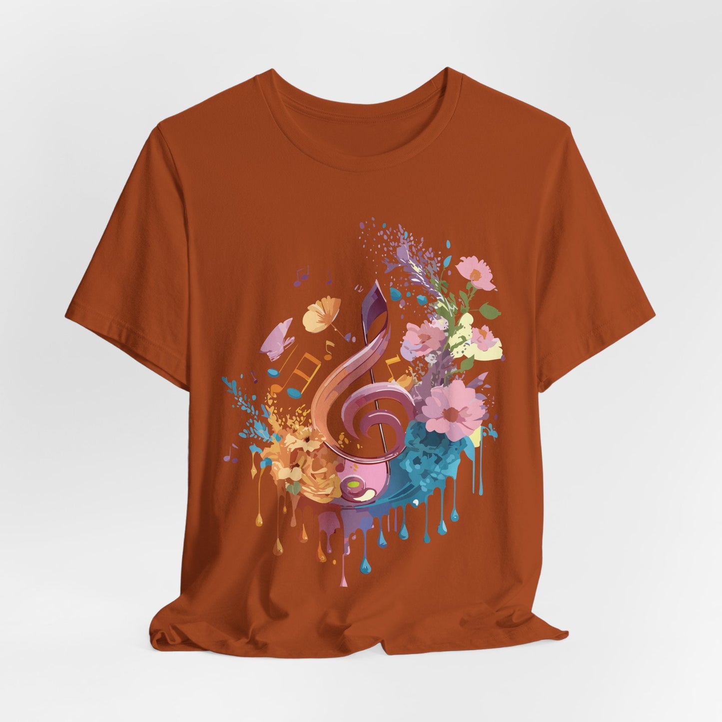 Unisex Graphic T Shirt From Adelpha With Vintage Music Inspired Artwork Short Sleeve Tee