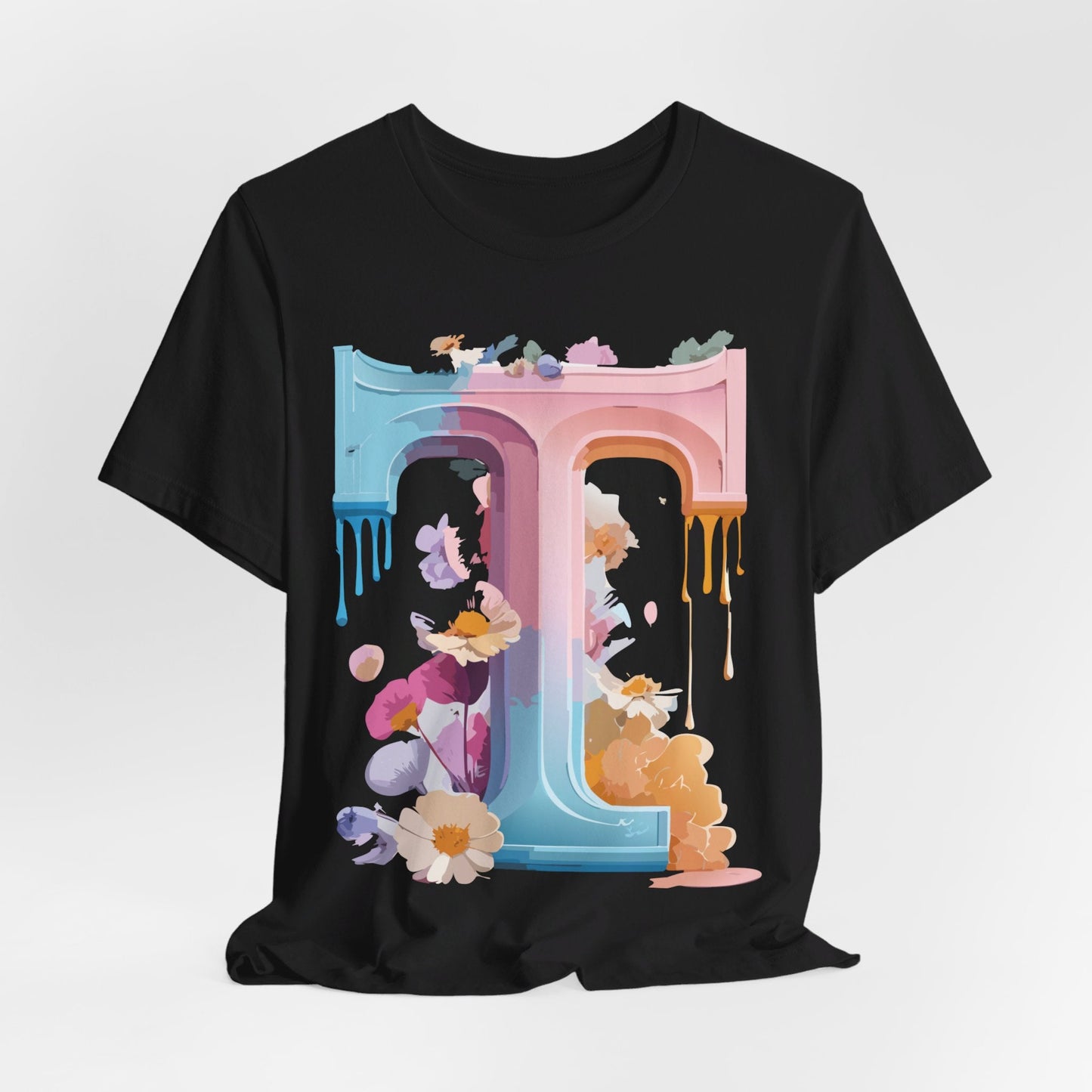 Unisex Graphic Letter T Shirt by Adelpha Vintage Inspired Art Tee Short Sleeve Premium