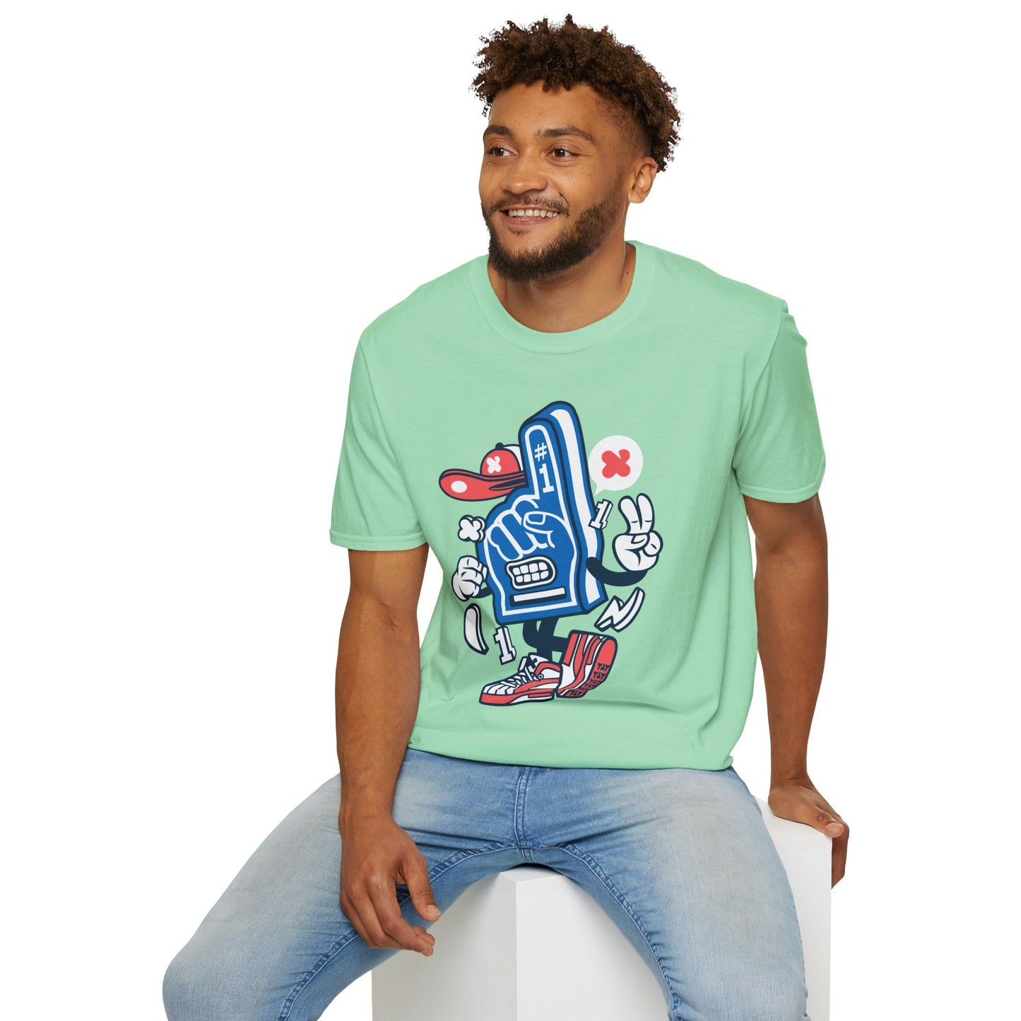 Cartoon T Shirt Animation Tee Unisex Funny Tee Gildan Softstyle 64000 100 Percent Ring Spun Cotton
