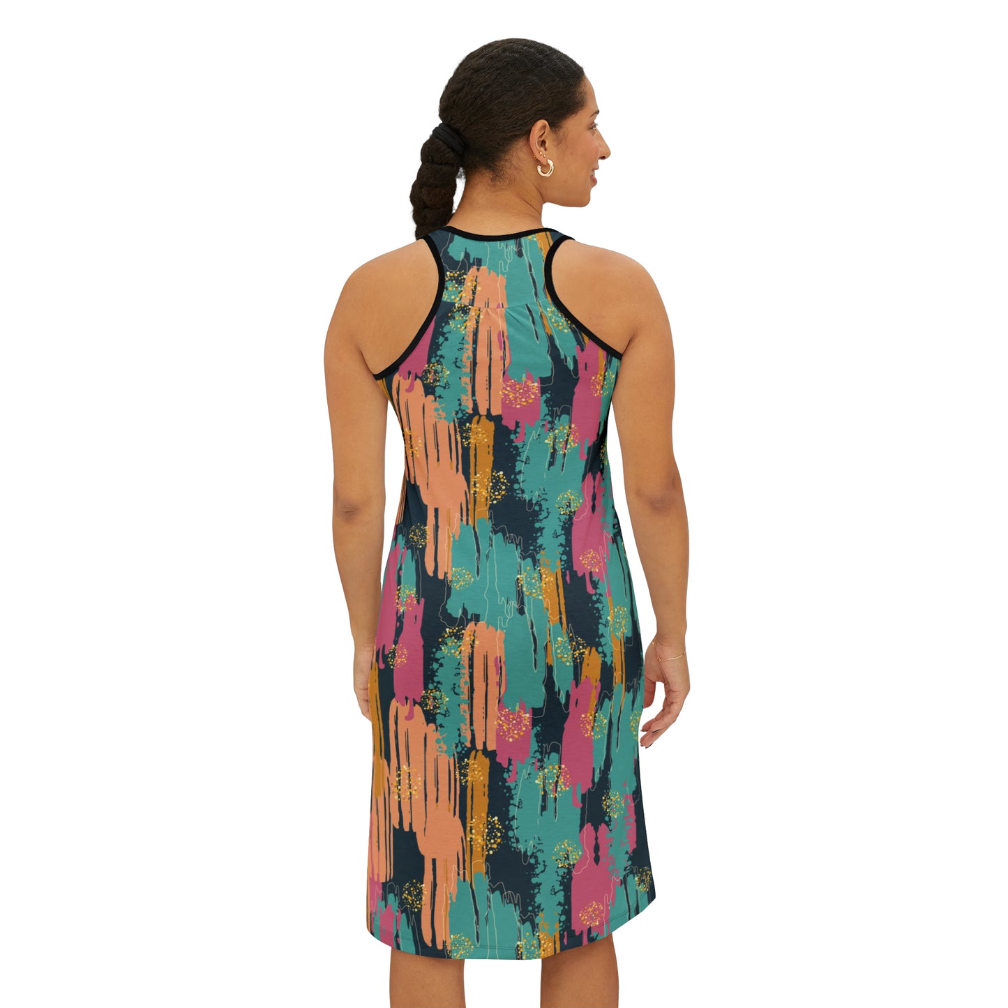 Summer Dress with Abstract prints