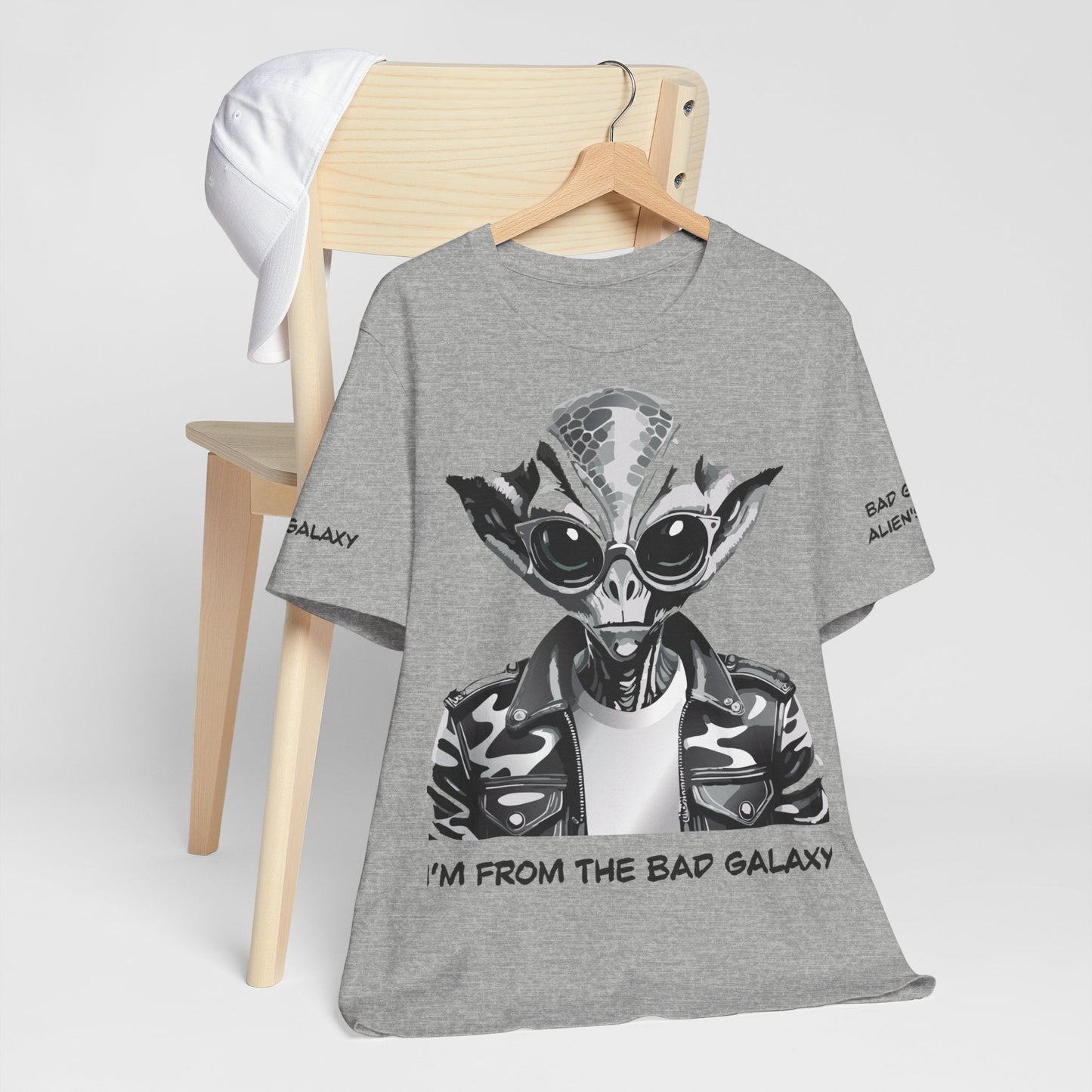 Alien Tee Shirt From Bad Galaxy Made To Order 100 Percent Cotton Eco Friendly Inks