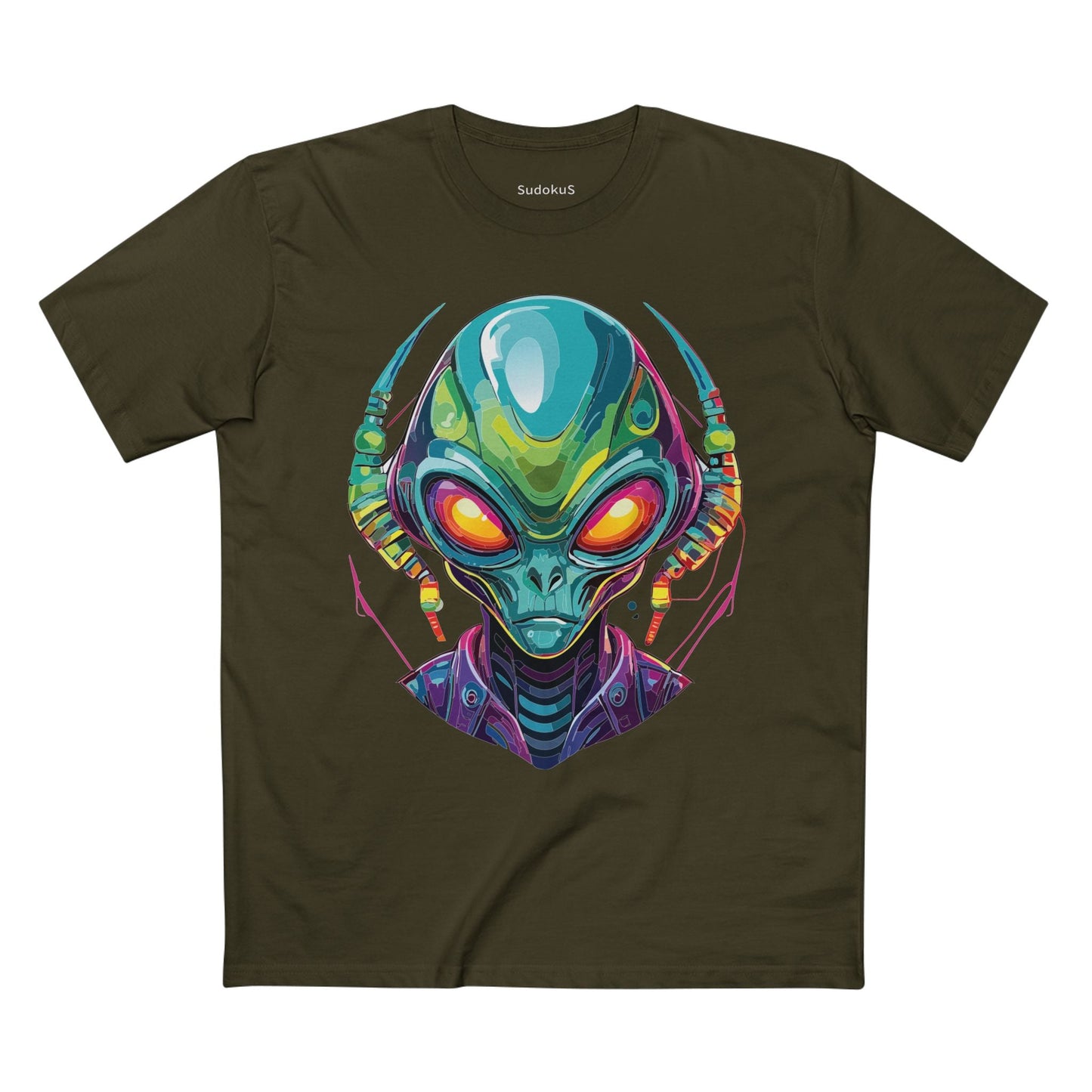 Aliens Graphic Unisex 100 Cotton Staple Tee 14