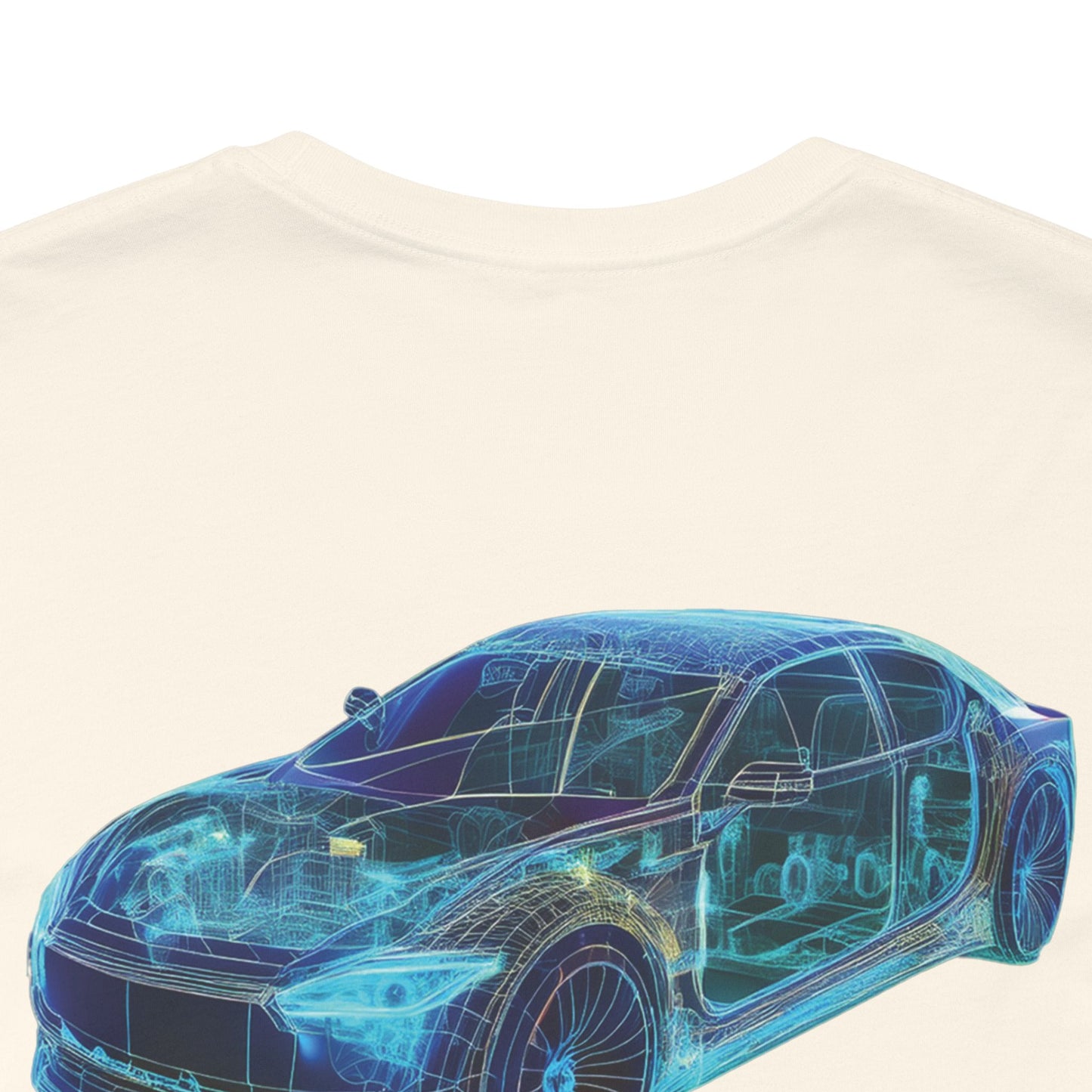 Car Graphic Tee Shirt For Auto Lovers 100 Percent Cotton Made In USA Eco Friendly Ink
