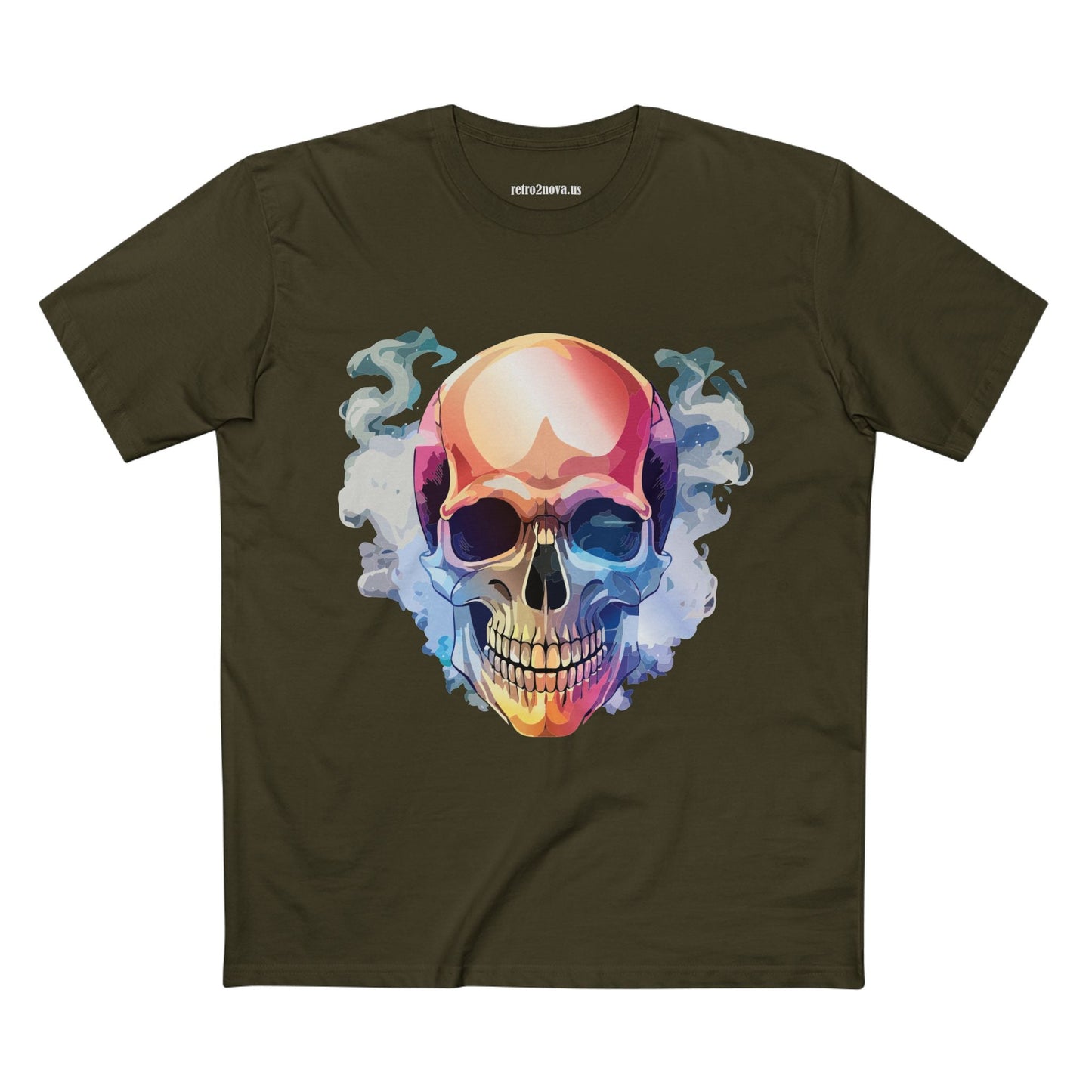 Skull Shirt Skeleton Art Tee Unisex Premium Cotton Retro2Nova From Art Collection