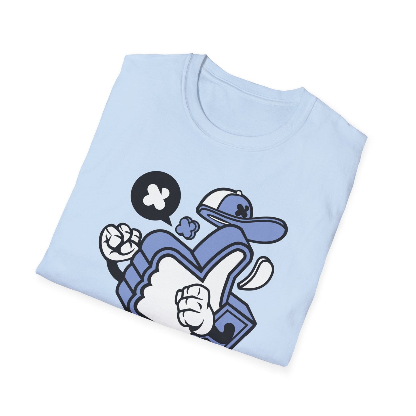 Cartoon T Shirt Animation Tee Funny Graphic Tee For Unisex Gildan Softstyle 64000 Cotton