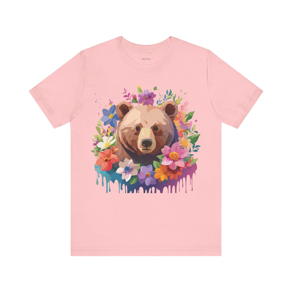 Bear Graphic Design Tee Bella+Canvas Unisex 100 Cotton Tee Shirt a119