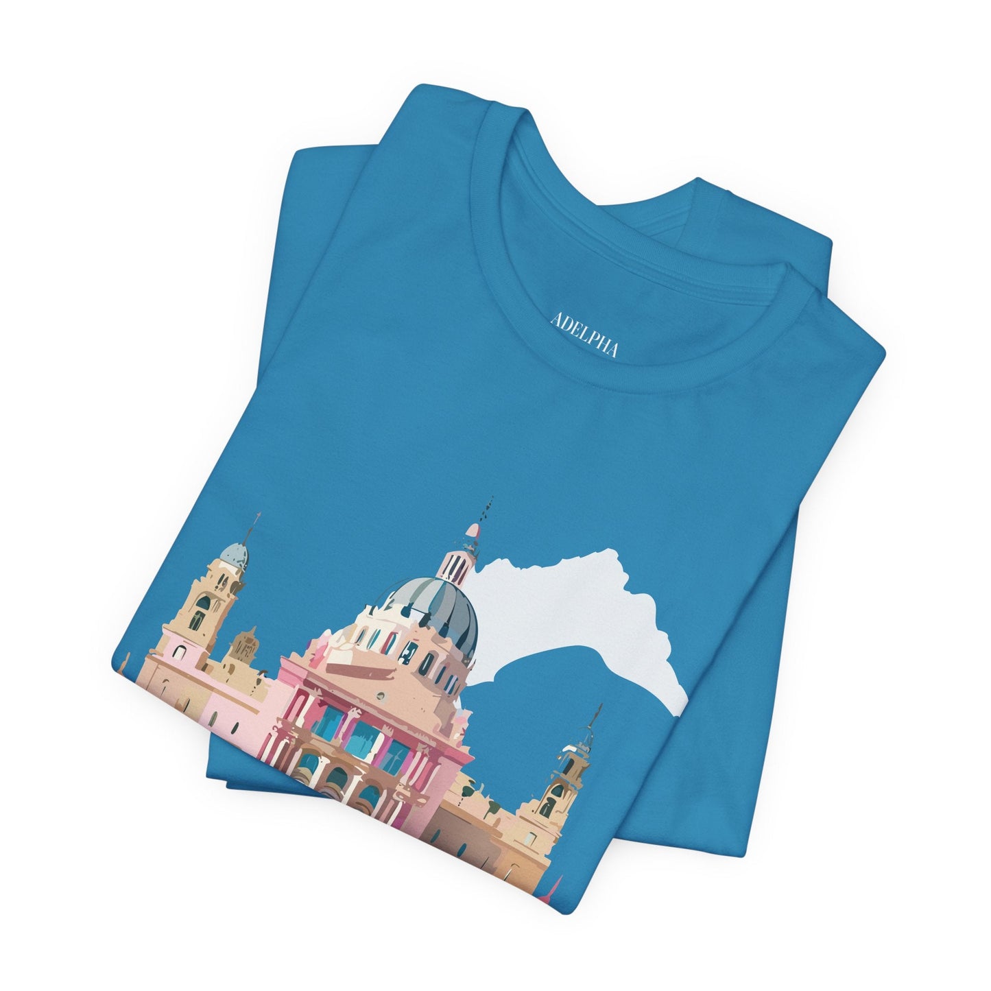 Adelpha Unisex Graphic Tee Madrid Tourist Shirt Vintage Inspired Art Design By Adelpha