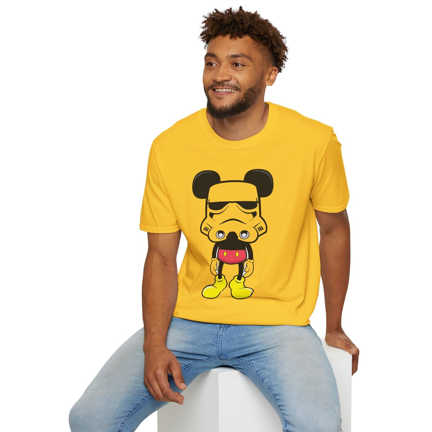 Cartoon T Shirt Animation Tee Funny Unisex Gildan Softstyle 64000 100 Percent Ring Spun Cotton