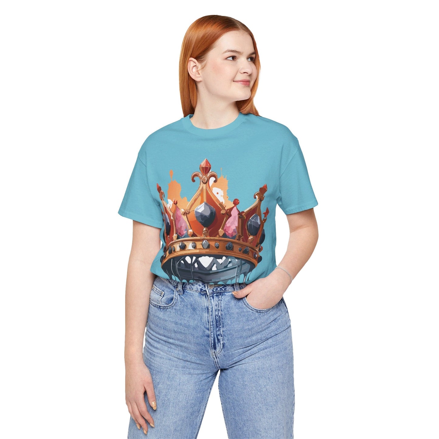Crown Graphic Unisex 100 Cotton Vintage Artwork Tee 10