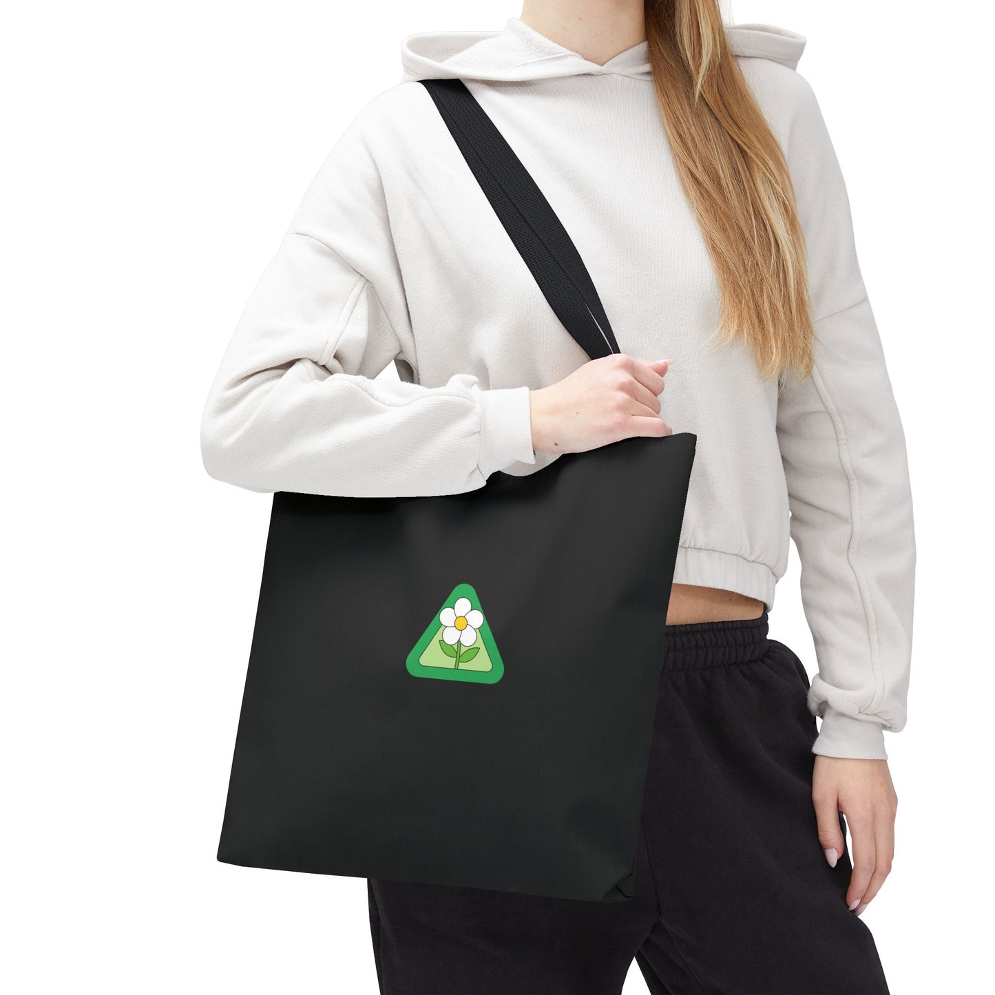 ECO BLACK COLOR CANVAS BAG HIGH-QUALITY 100% SPUN POLYESTER 3 SIZES BAG-E5