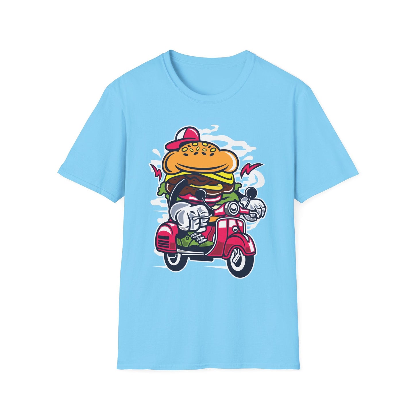 Cartoon T Shirt Animation Tee Funny Unisex Softstyle Gildan 64000 100 Percent Ring Spun Cotton