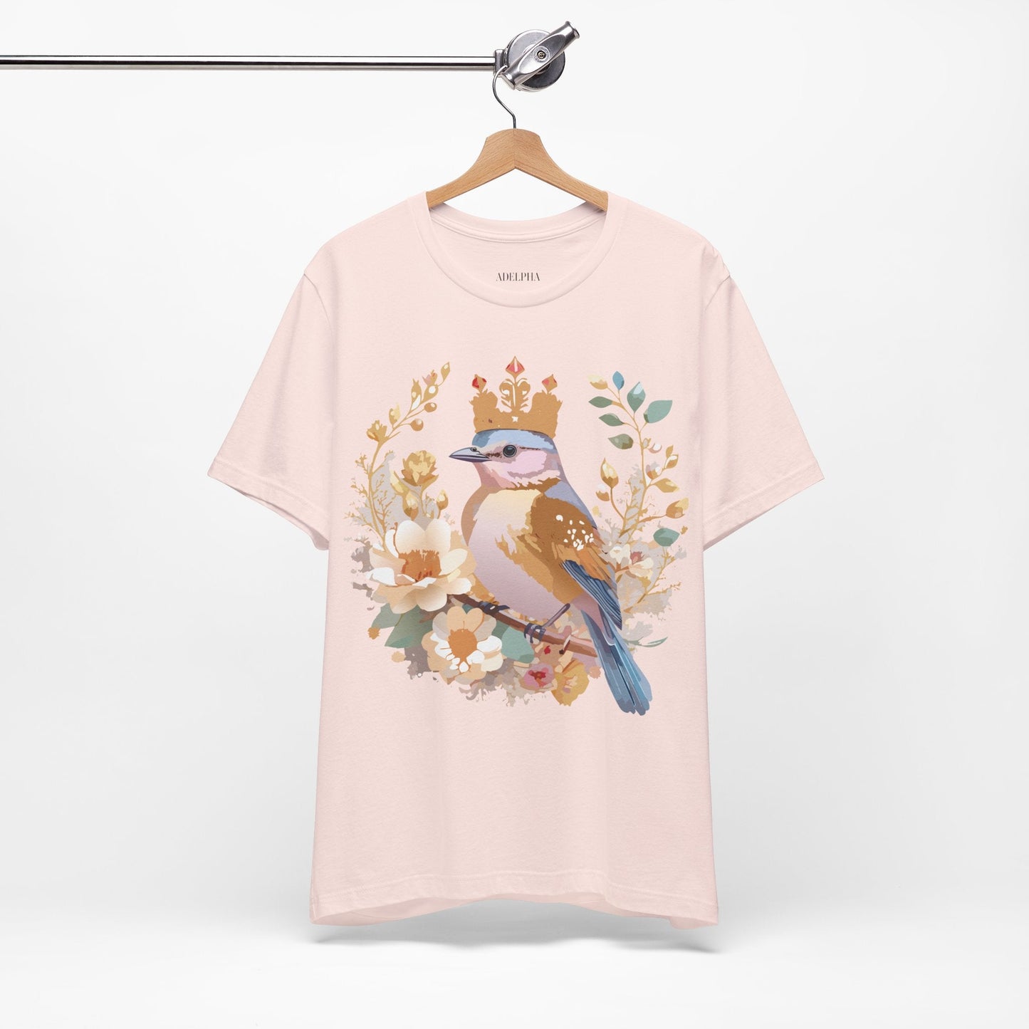 Medallion Graphic Unisex 100 Cotton Vintage Animal Medal Artwork Tee 19
