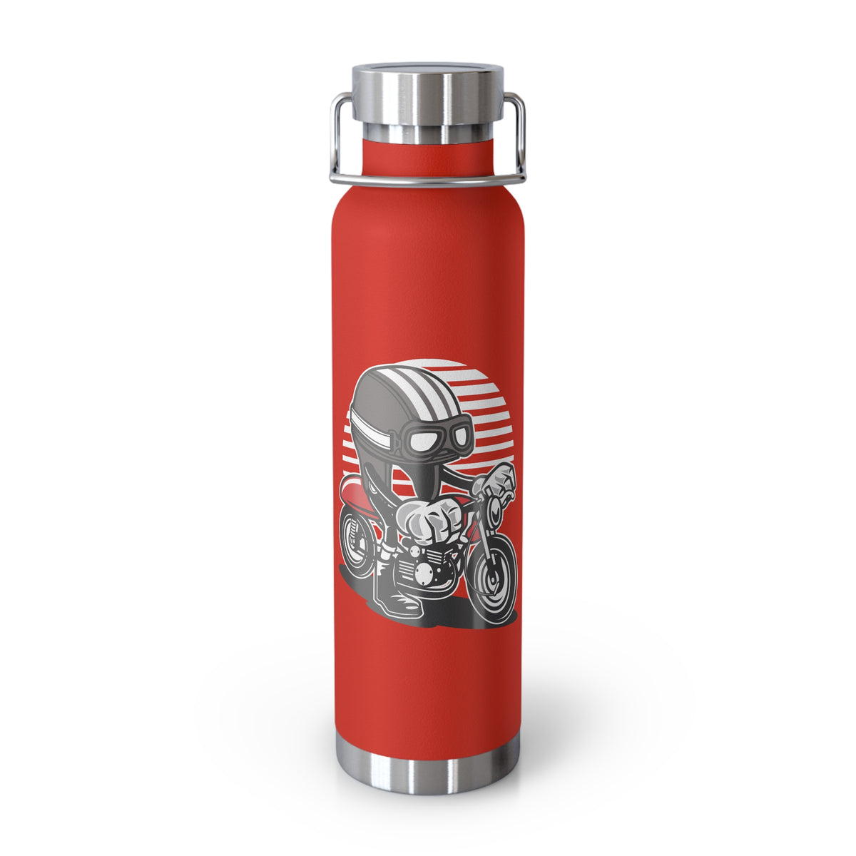 22oz Copper Insulated Water Bottle with Cartoon Design - CV12