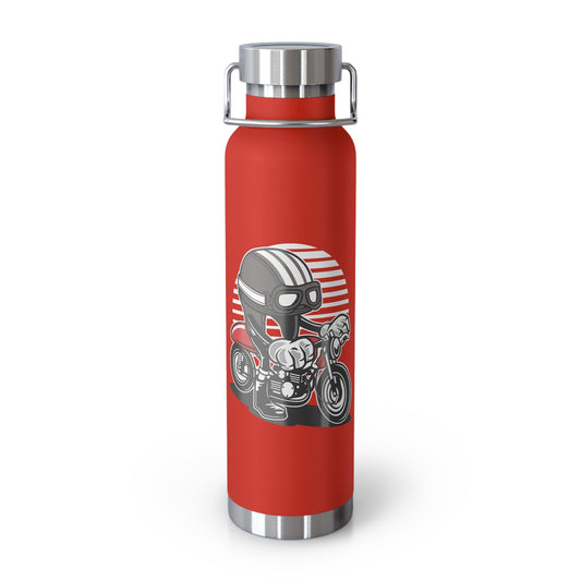 22oz Copper Insulated Water Bottle with Cartoon Design - CV12