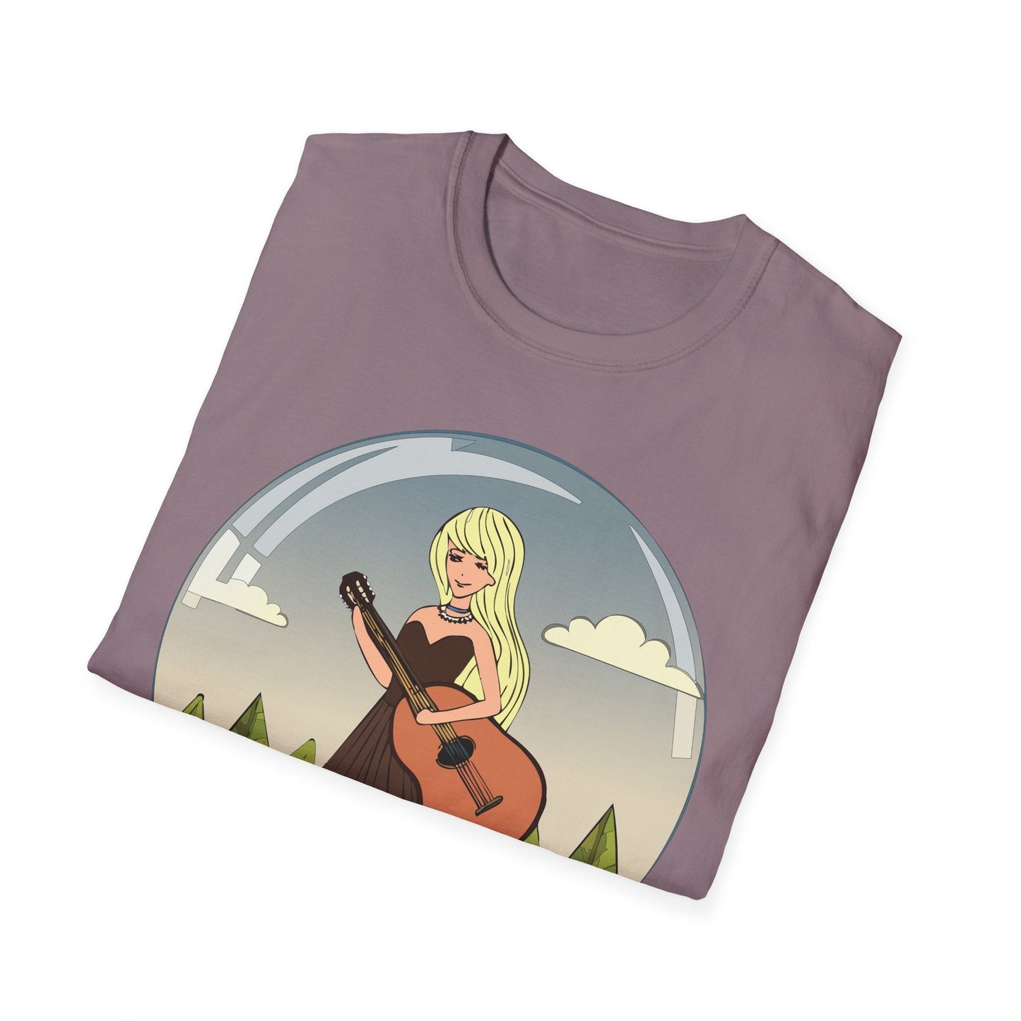 Womens Graphic T Shirt Art Design Tee Softstyle 100 Percent Ring Spun Cotton Short Sleeve