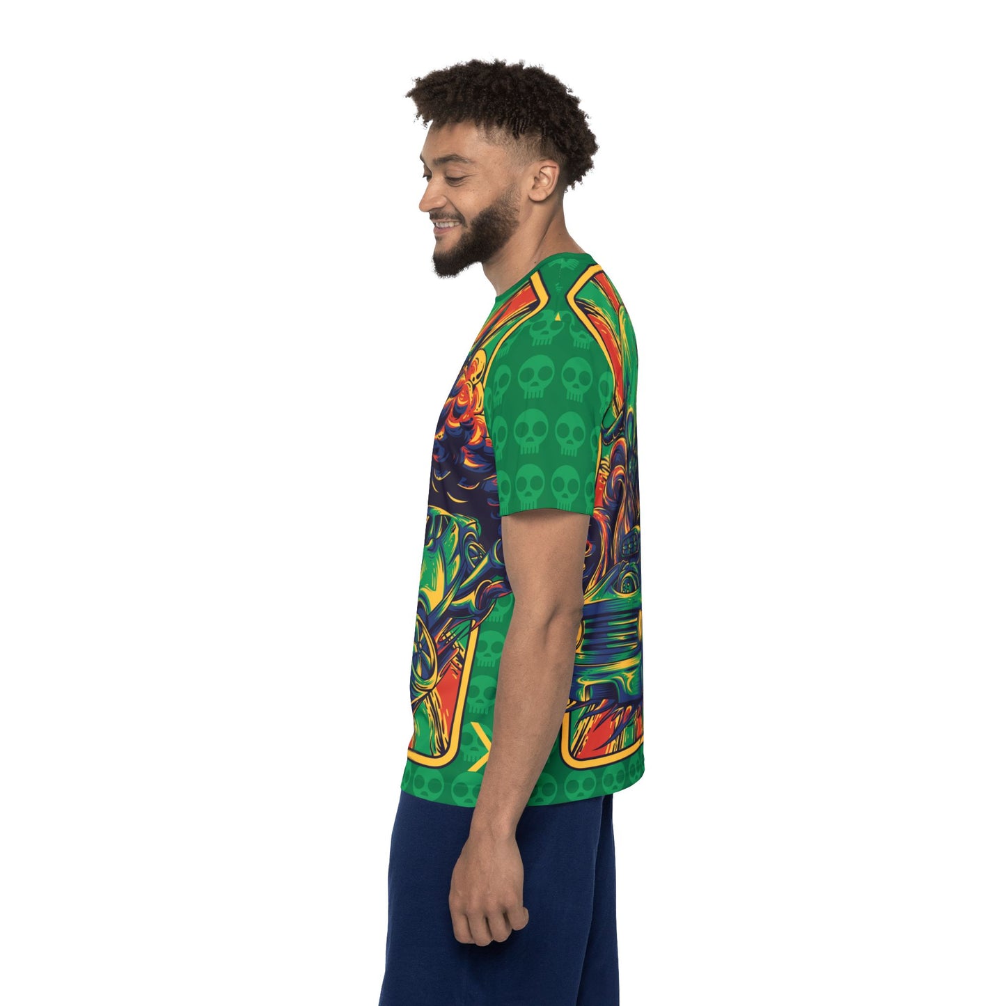 Be24 Fun Graphic T-Shirt, Art Design Poly Shirt, All Over Print Graphic Tee, Monsters T-Shirt, Cartoon Tees