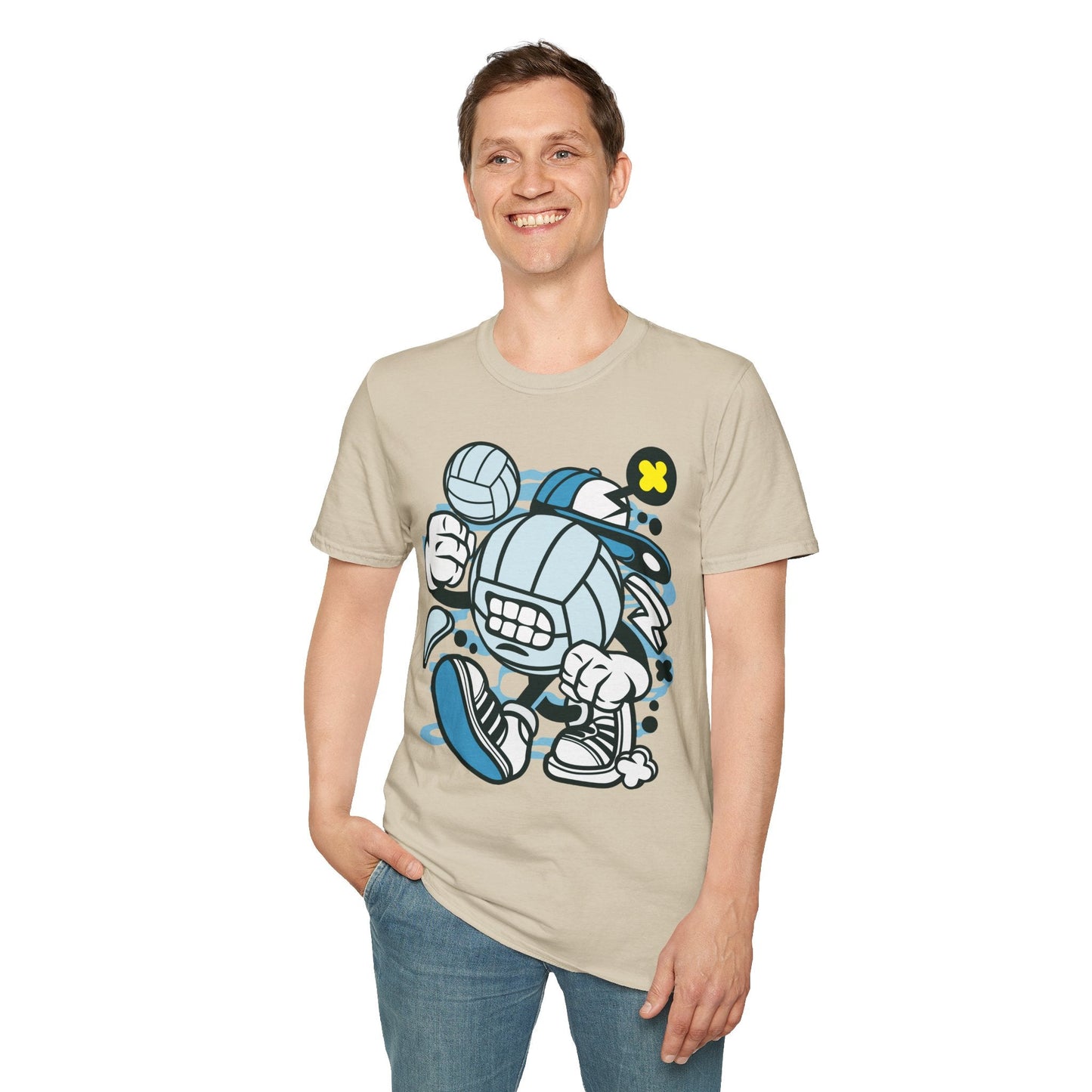 Unisex Cartoon T Shirt Animation Tee Funny Design Gildan Softstyle 64000 100 Percent Cotton