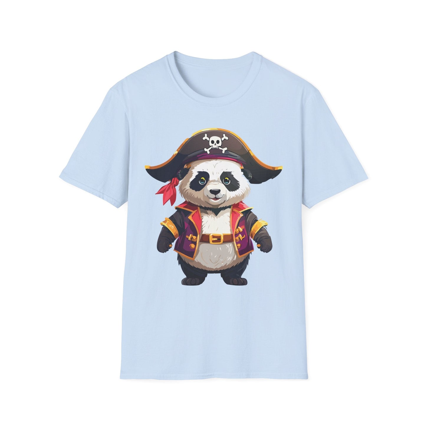 Panda Shirt Unisex Panda Tee Softstyle 64000 Gildan 100 Percent Cotton Animal Tee